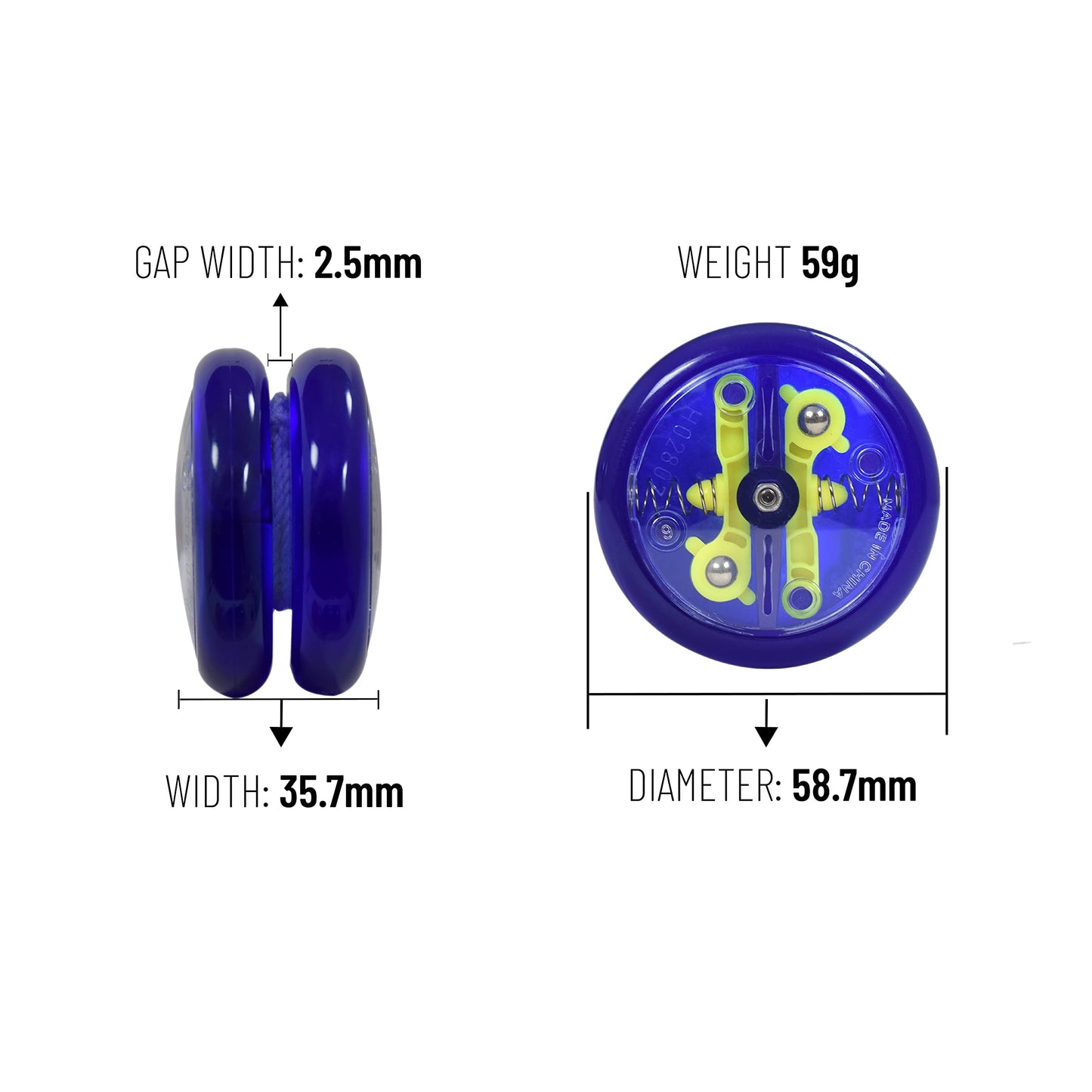 Yomega The Original Brain – Auto Return Yoyo for Kids & Beginners (Dark Blue) | 3-Month Warranty