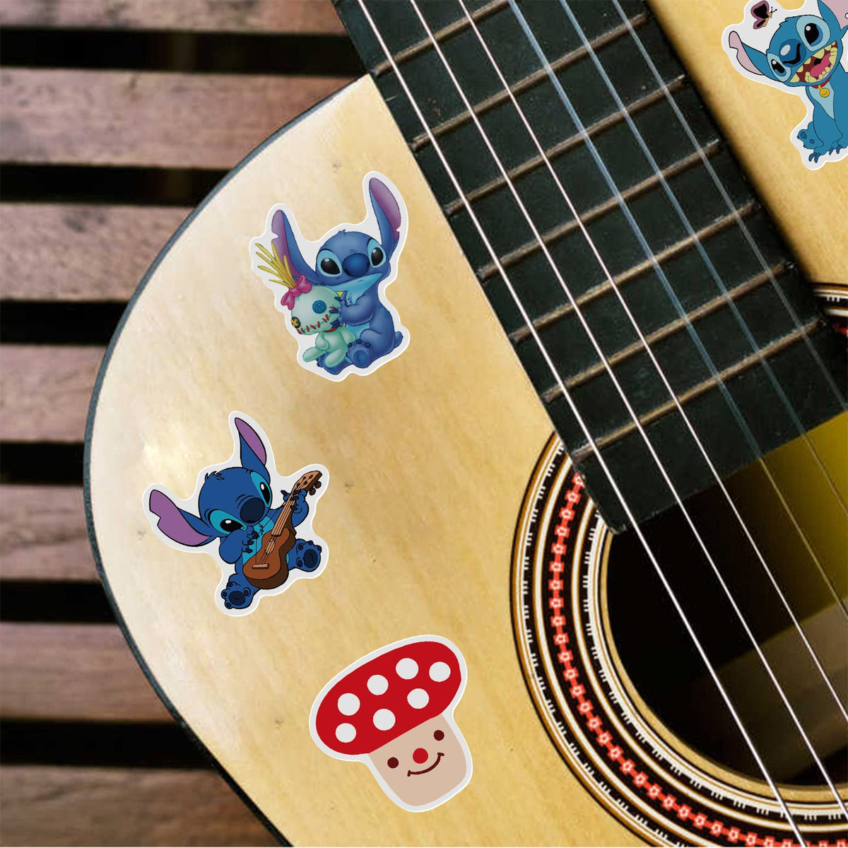 YONGAI 50Pcs Stitch Sticker Set for Kids – Waterproof Cartoon Vinyl Decals