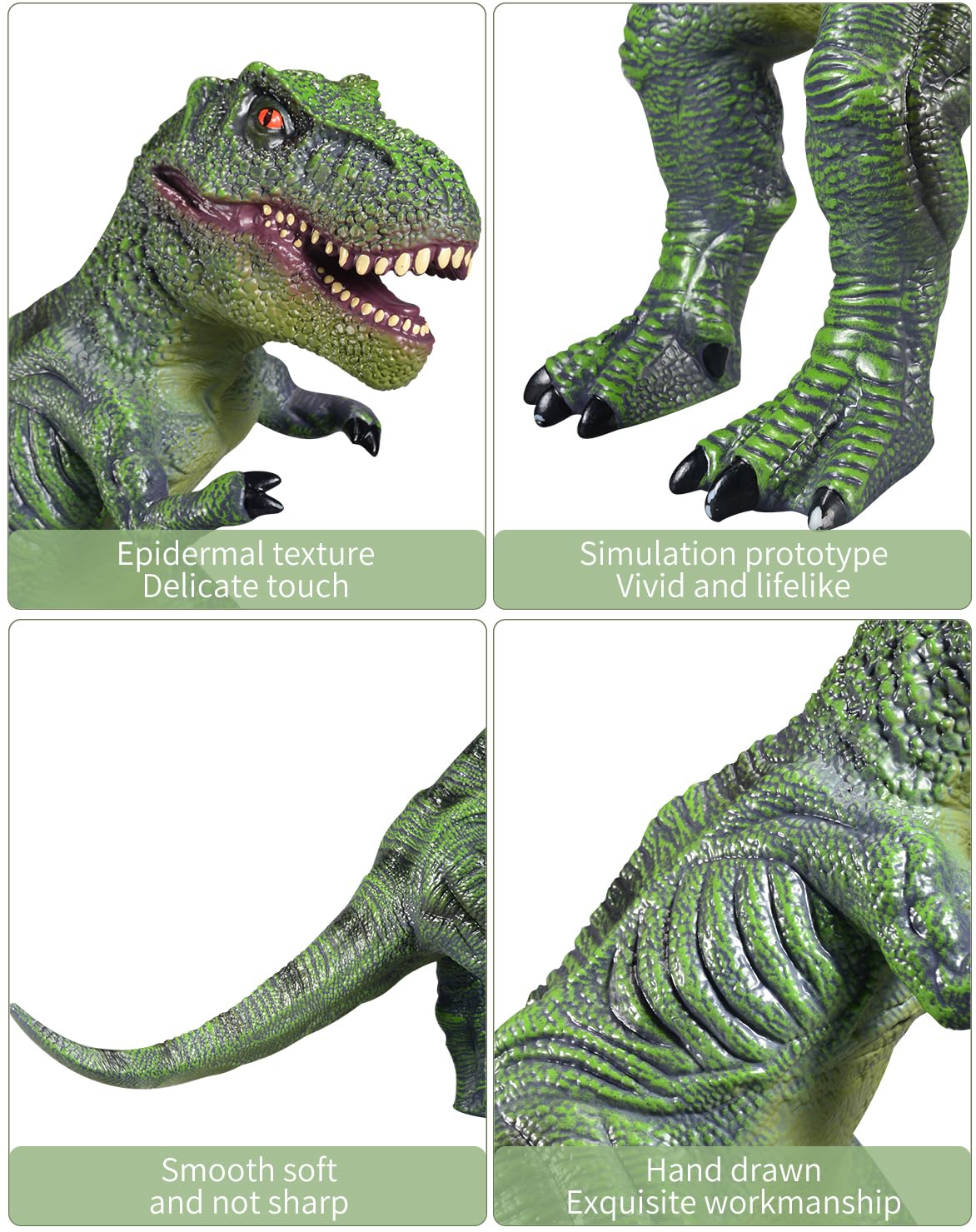 YONGJULE 28-Inch Tyrannosaurus Rex Inflatable Dinosaur Toy for Kids