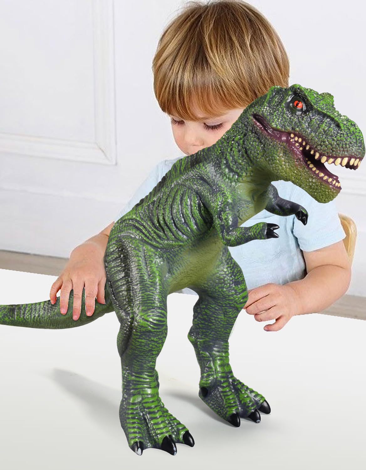 YONGJULE 28-Inch Tyrannosaurus Rex Inflatable Dinosaur Toy for Kids