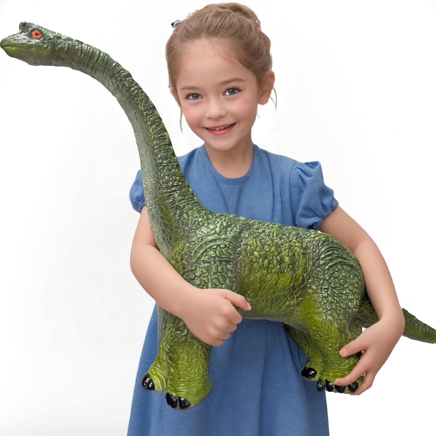 YONGJULE Big Brachiosaurus 32-Inch Inflatable Dinosaur Toy – Safe, Realistic Play