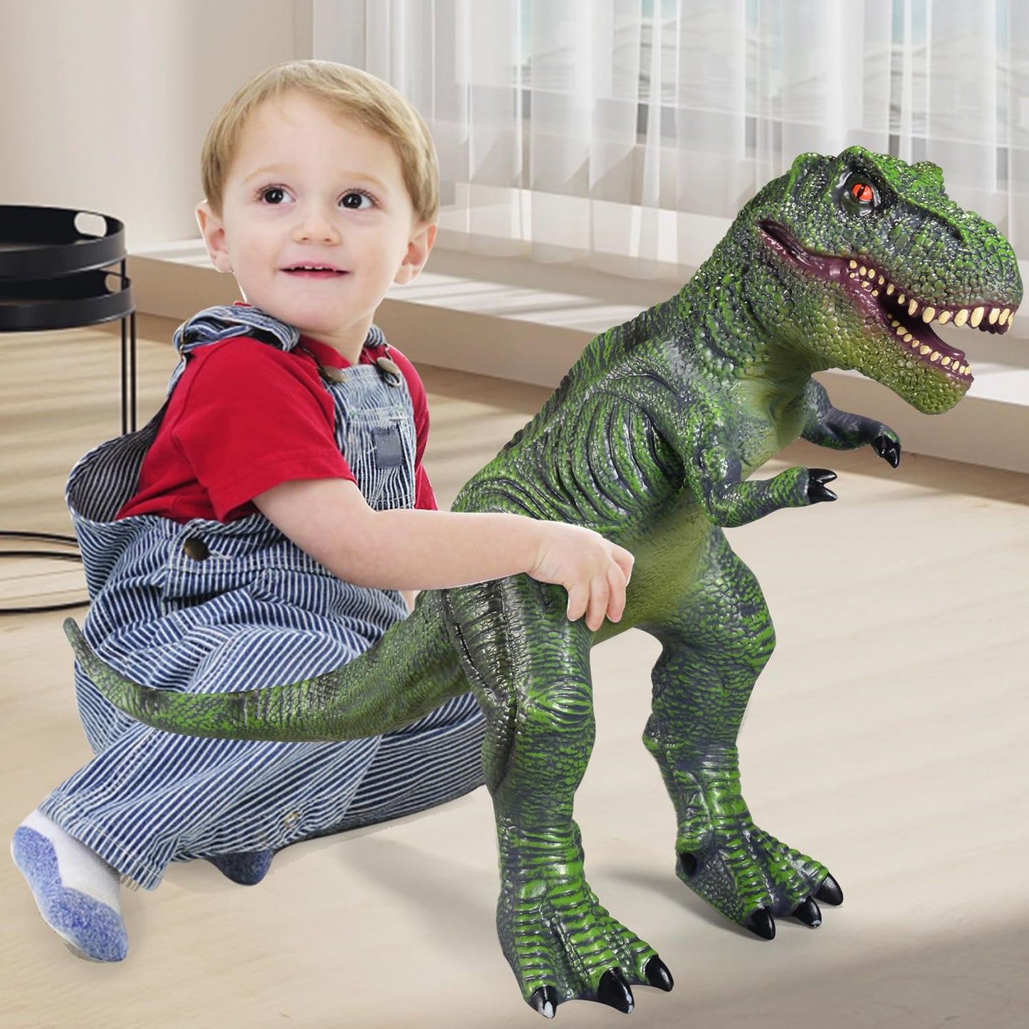 YONGJULE 28-Inch Tyrannosaurus Rex Inflatable Dinosaur Toy for Kids