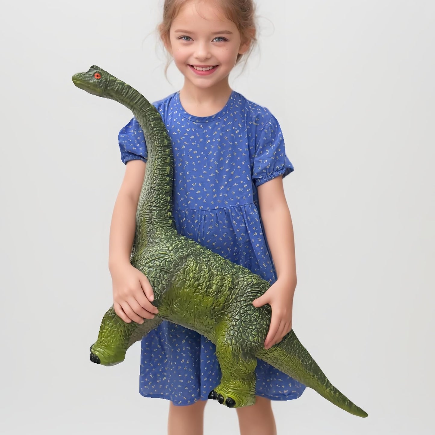 YONGJULE Big Brachiosaurus 32-Inch Inflatable Dinosaur Toy – Safe, Realistic Play