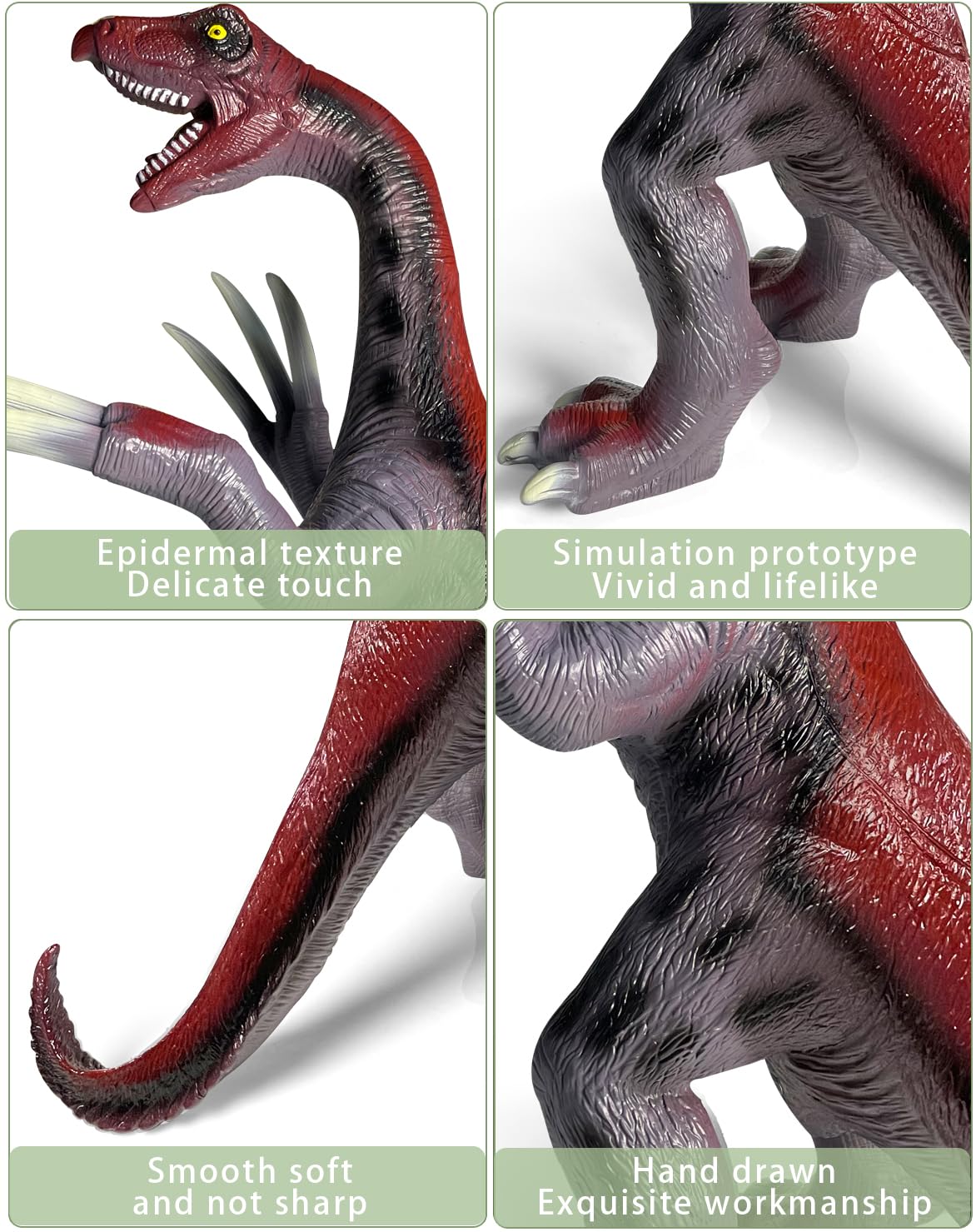YONGJULE 29-Inch Therizinosaurus Inflatable Dinosaur Toy for Kids