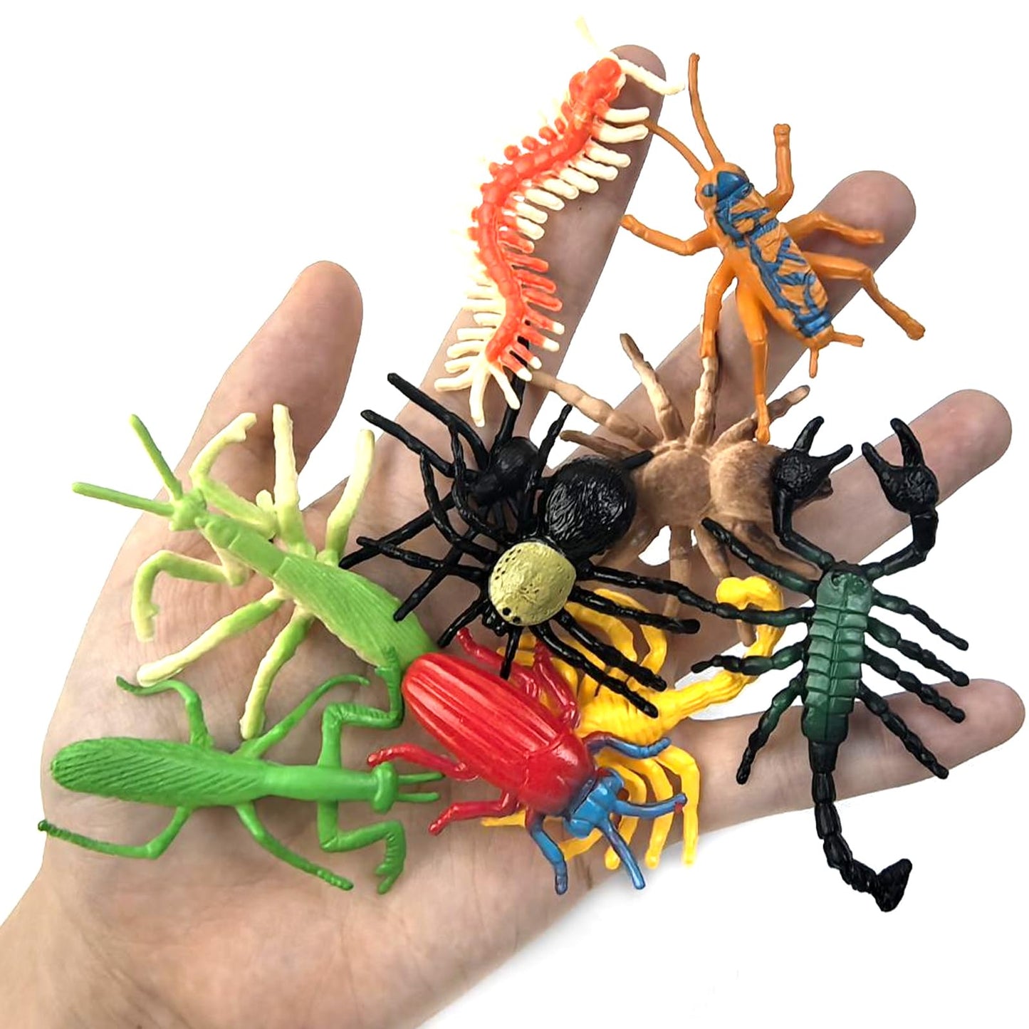 YOOHUA 48PCS Mini Bug Toys - Lifelike Insects for Kids, Party Favors & Educational Play