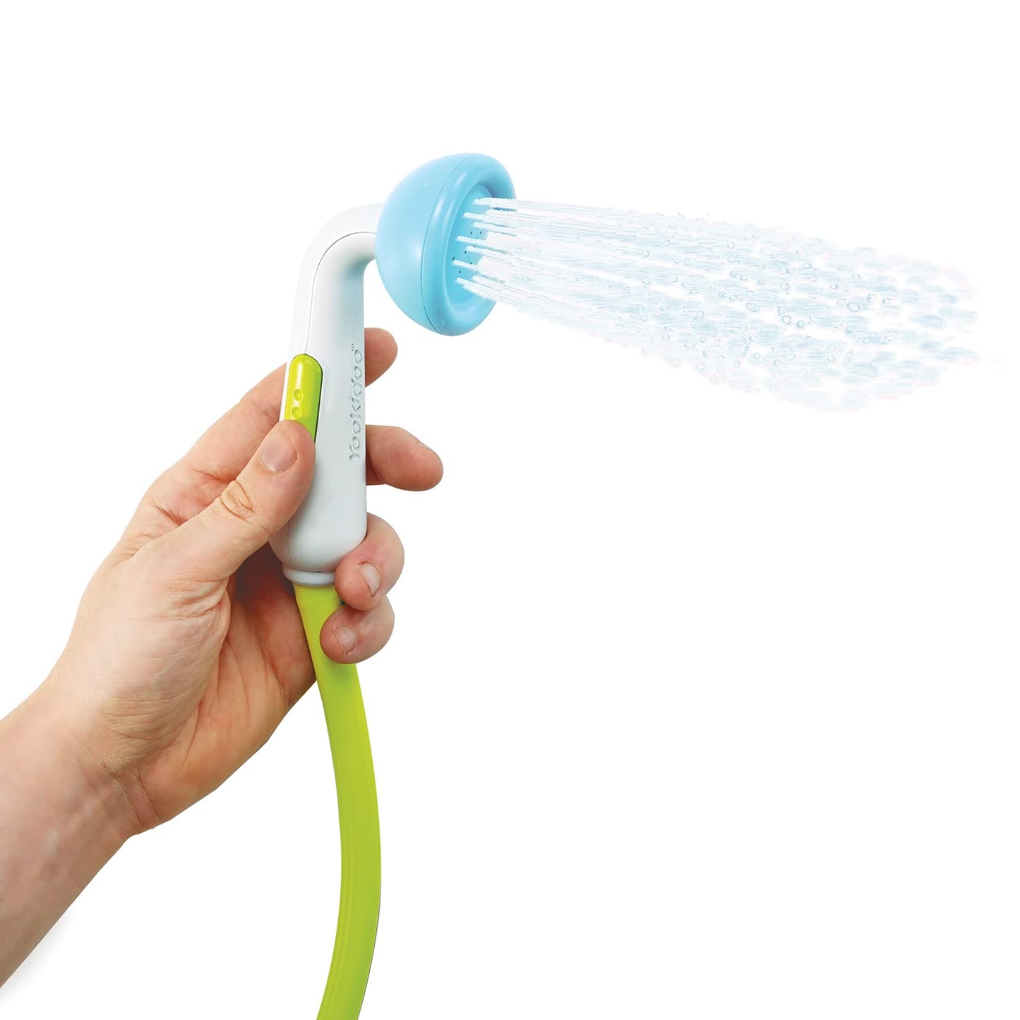 Yookidoo Baby Bath Shower Head: Elephant Rinser with Trunk Spray for Newborns