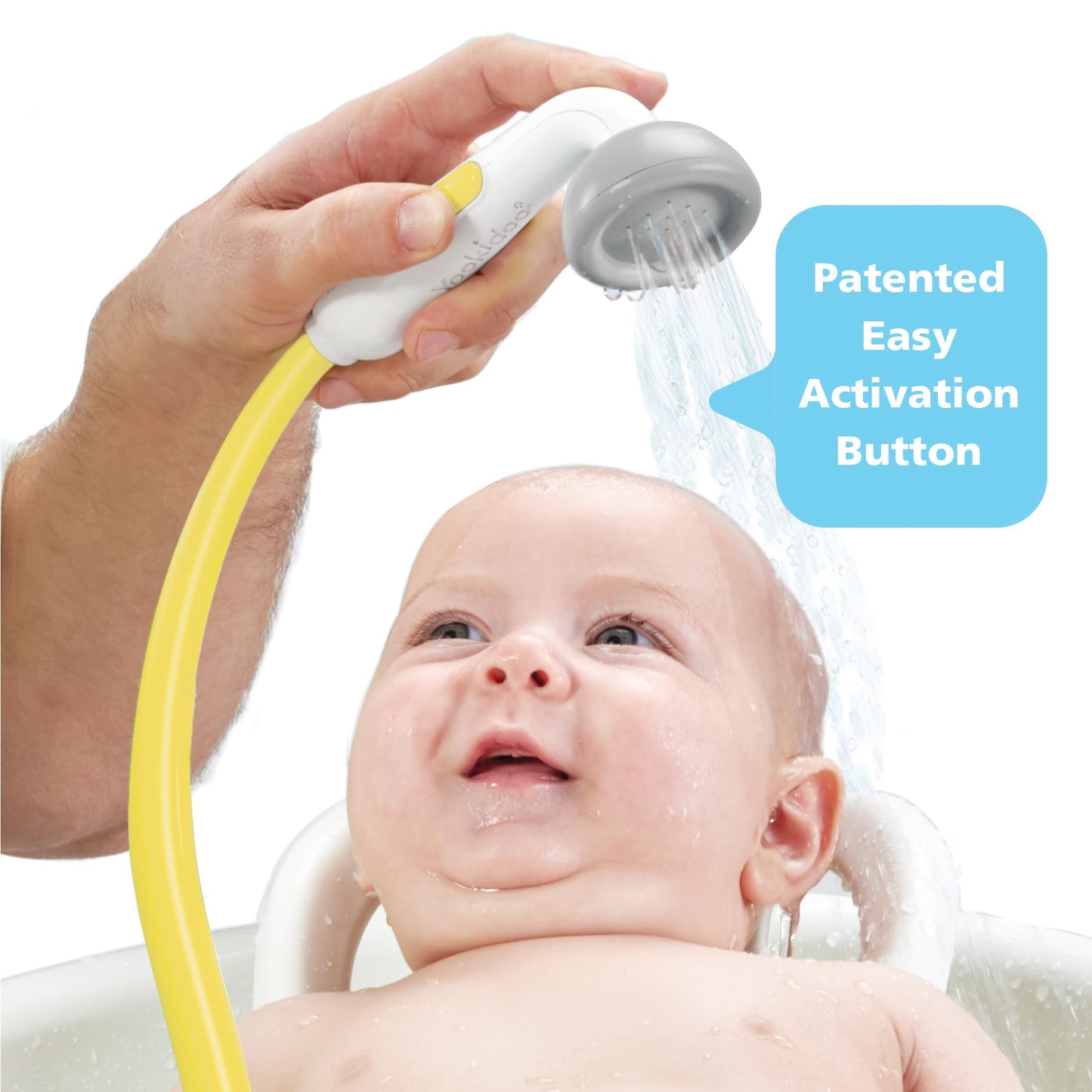 Yookidoo Baby Bath Shower Head – Elephant Trunk Sprayer for Gentle, Fun Bathtime