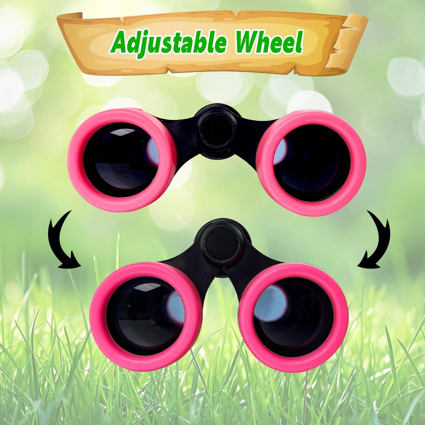 YOPINSAND Kids Binoculars – Lightweight 4x Magnification for Outdoor Exploration