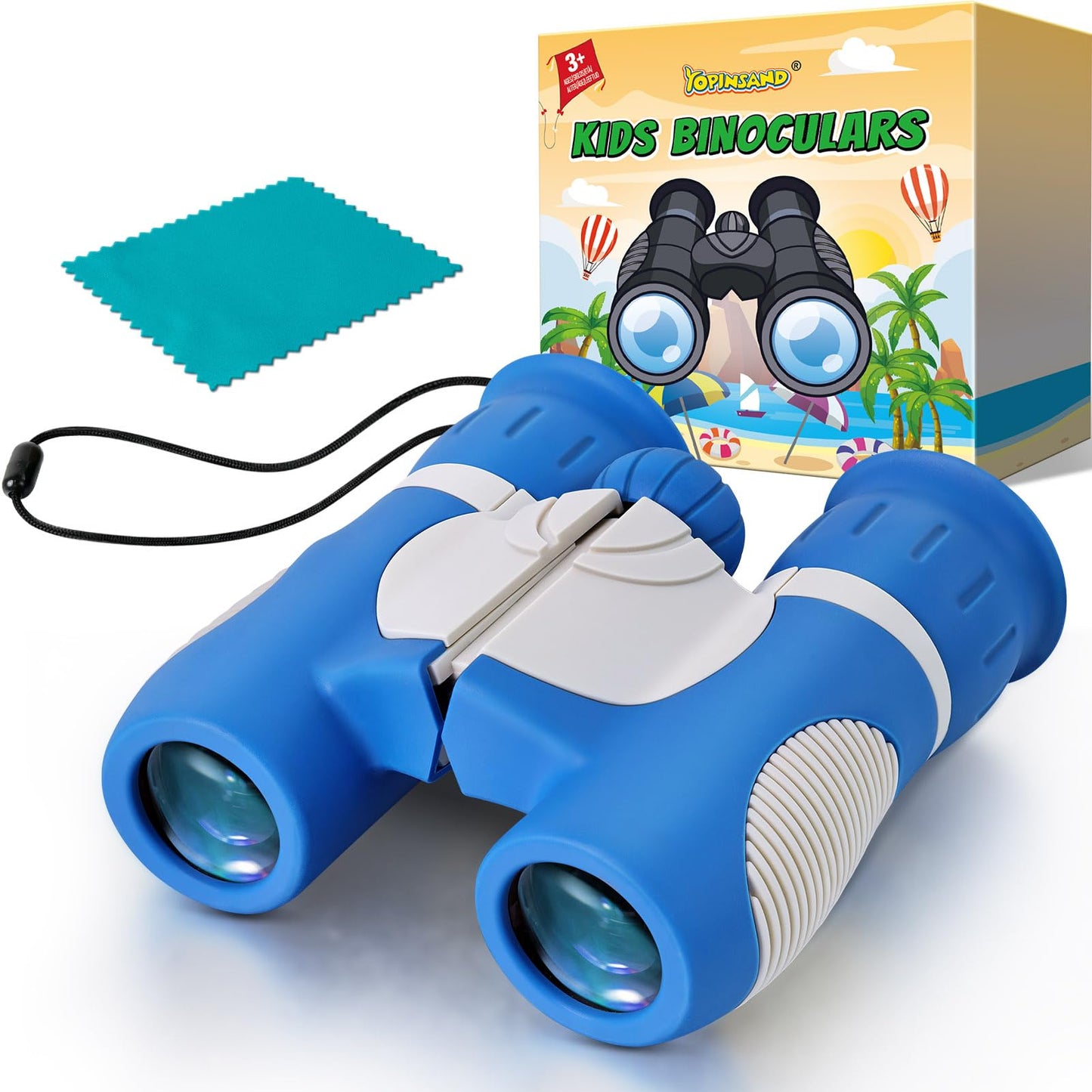 YOPINSAND Kids Binoculars for Ages 3-12 | Lightweight Outdoor Binoculars