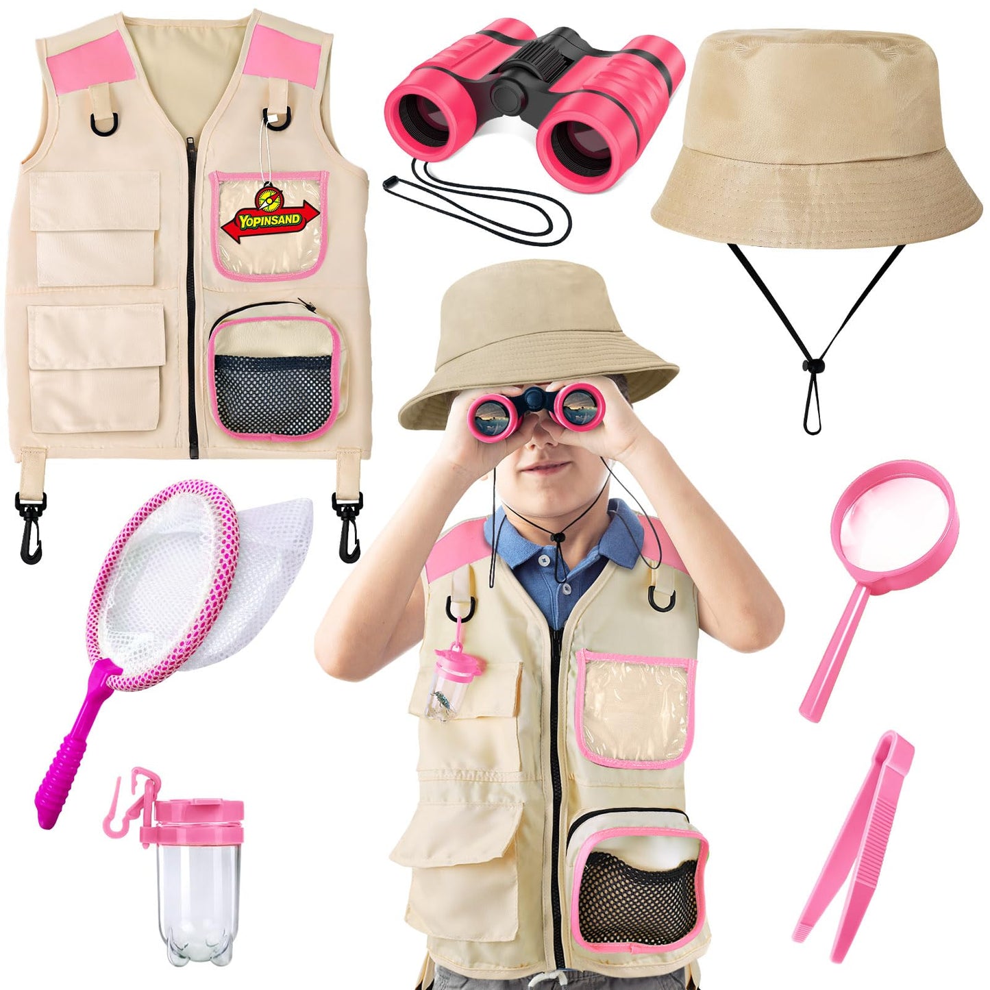 YOPINSAND Kids Explorer Kit & Bug Catcher Kit – Outdoor Adventure Gear for Ages 3–8