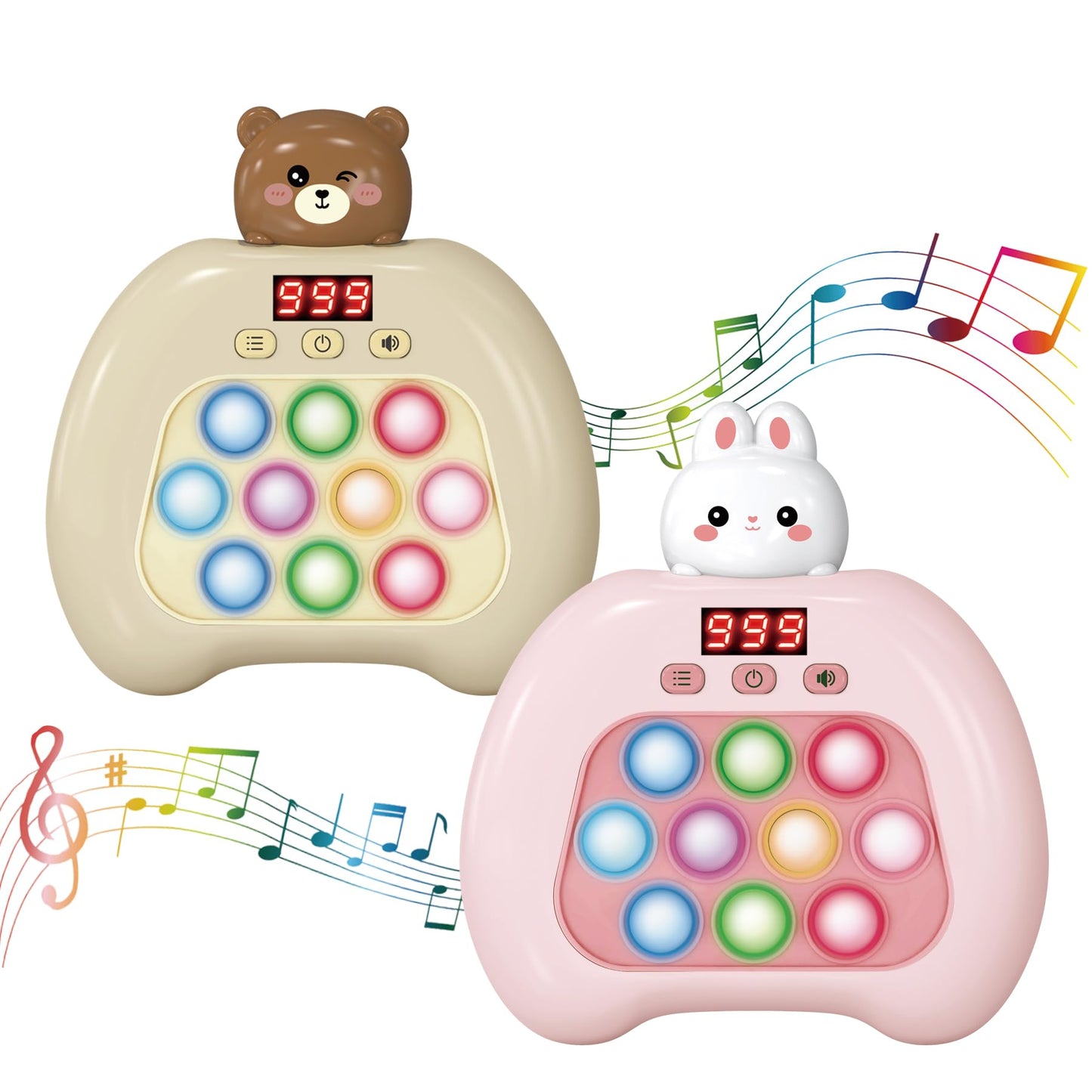 YOPYCCD Electronic Pop It LED Battle Toy – 2-Player Online Bubble Pop & Brain Training