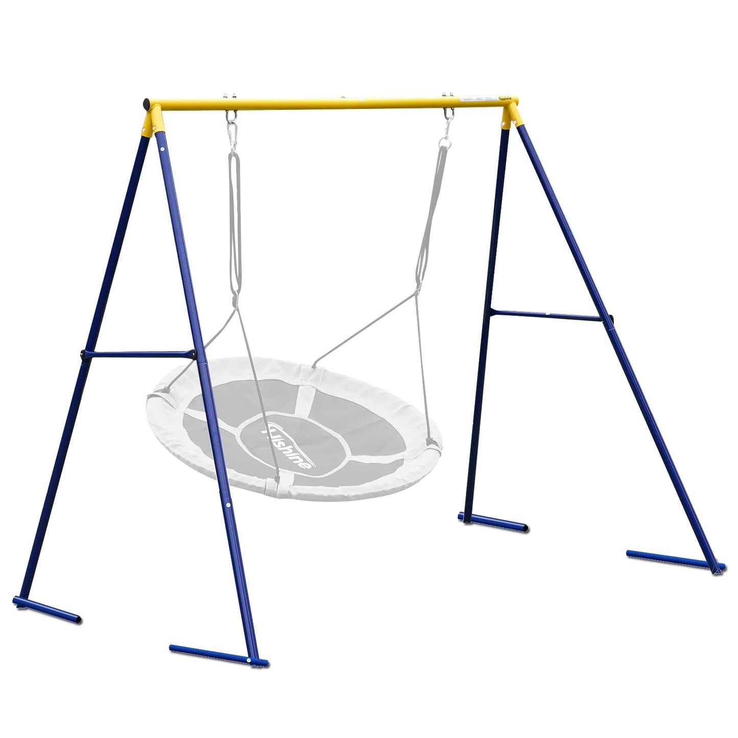 Yorovent 440lbs Swing Stand A-Frame – 71-inch Heavy-Duty Metal Frame, Anti-Rust All-Weather, Fits Saucer Swing & Swing Chair