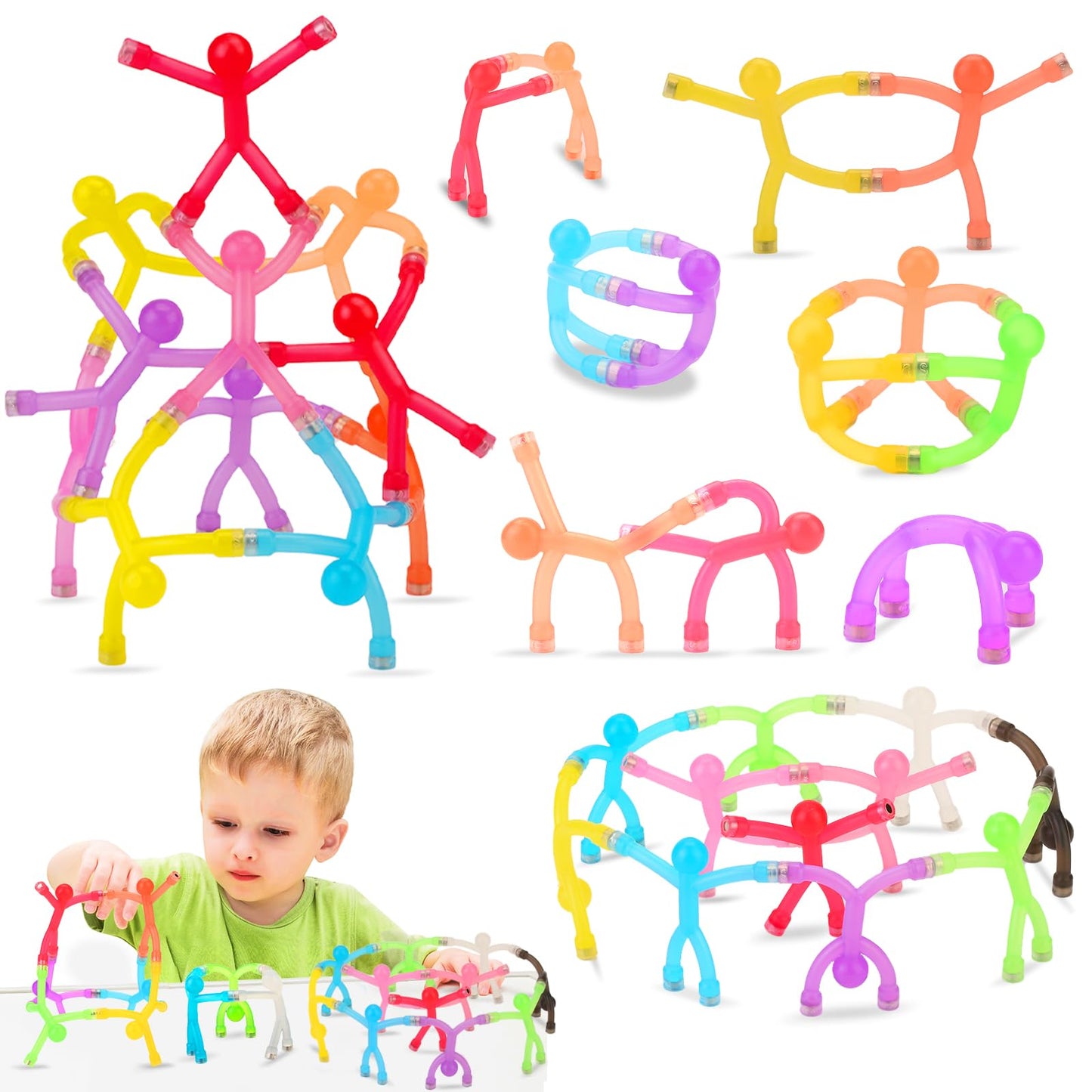 YOTNUS Valentines Day Gifts for Kids — 24 Magnetic People Magnets