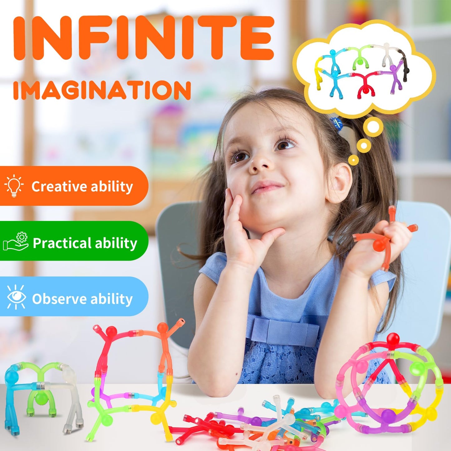 YOTNUS Valentines Day Gifts for Kids — 24 Magnetic People Magnets