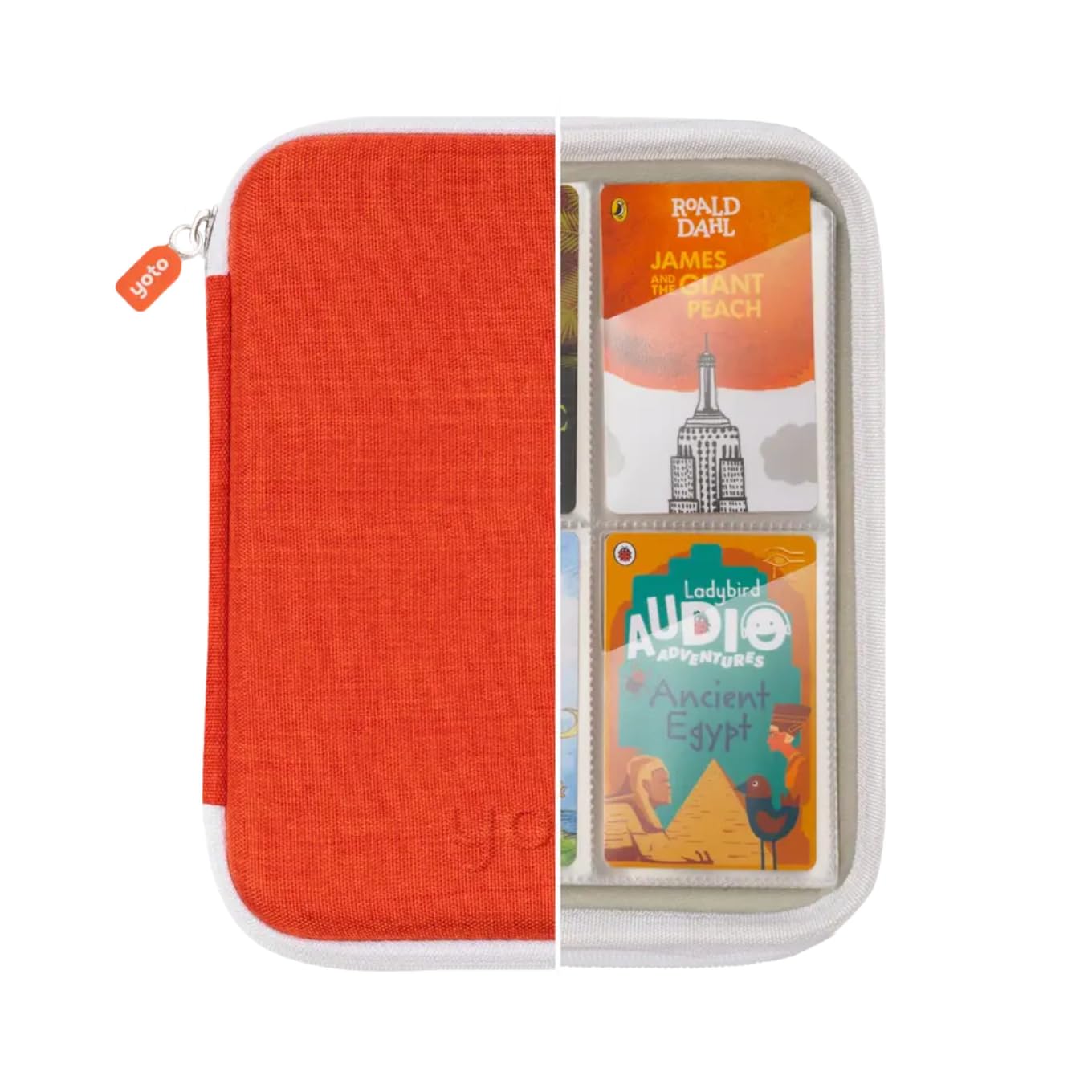 YOTO Card Case Fruit Punch – 64-Pocket Portable Card Binder with Zipper