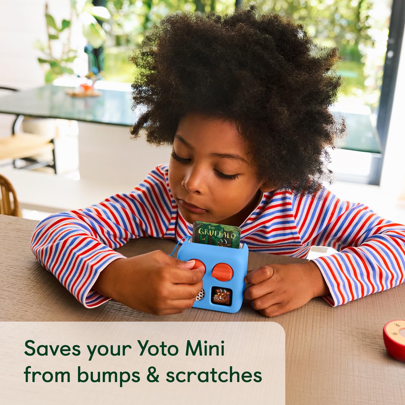 Yoto Mini Adventure Jacket in Blue Bird – Protective Silicone Case with Wrist Lanyard