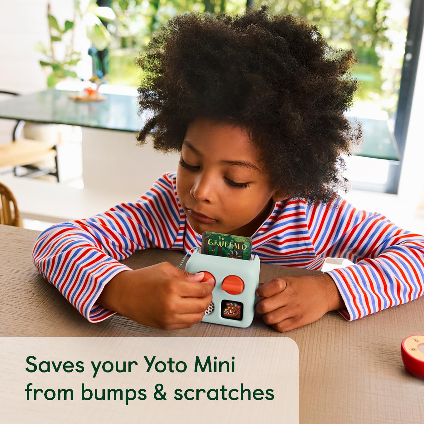 Yoto Mini Adventure Jacket Frog Soup Green with Matching Wrist Lanyard | Protective Silicone Sleeve Case