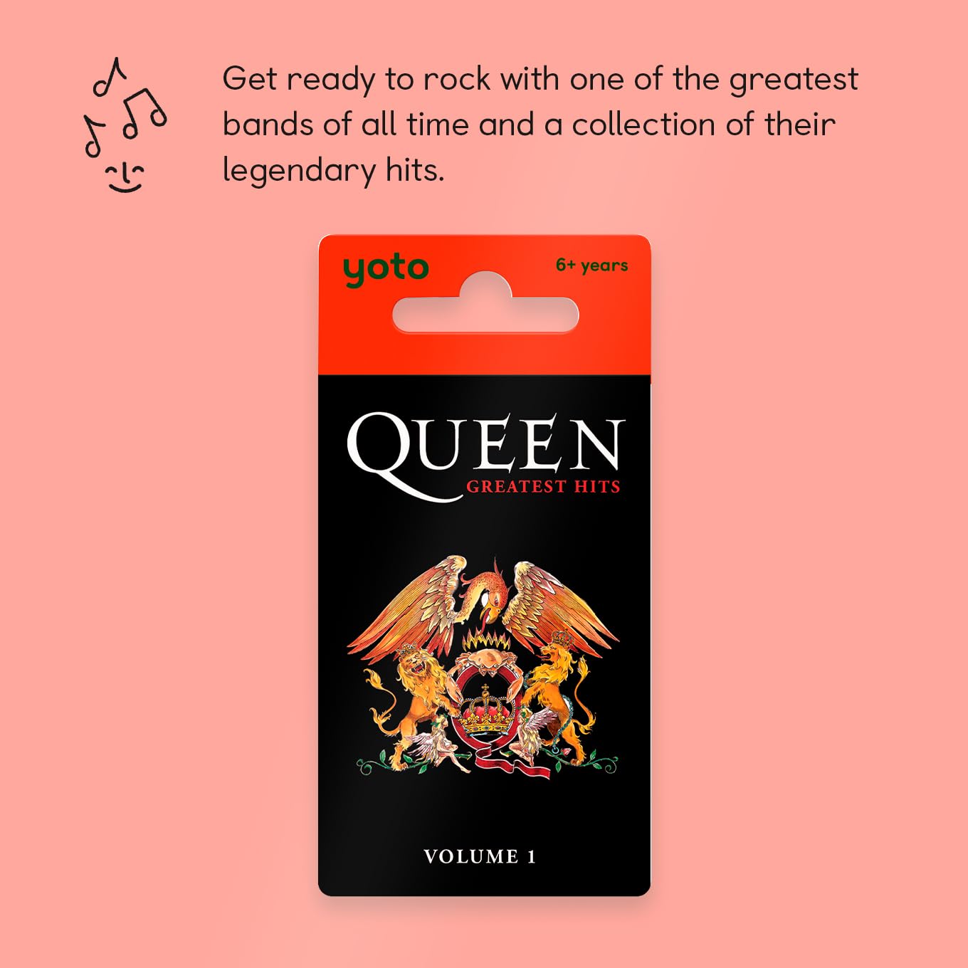 YOTO Queen: Greatest Hits Volume 1 – Kids Musical Card for Yoto Player (Ages 6+)
