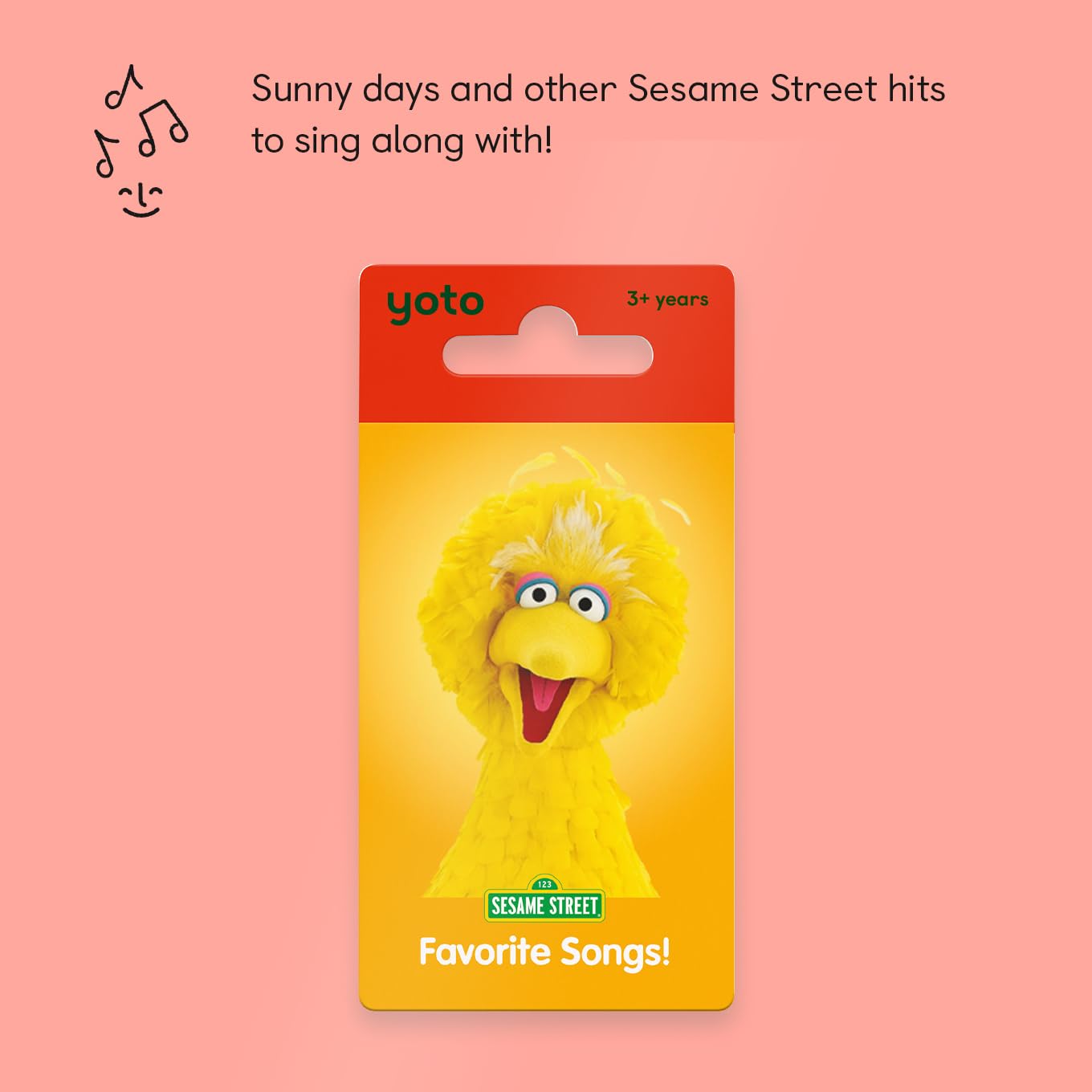 YOTO Sesame Street Favorite Songs Card – Screen-Free Music for Kids (Ages 3+)