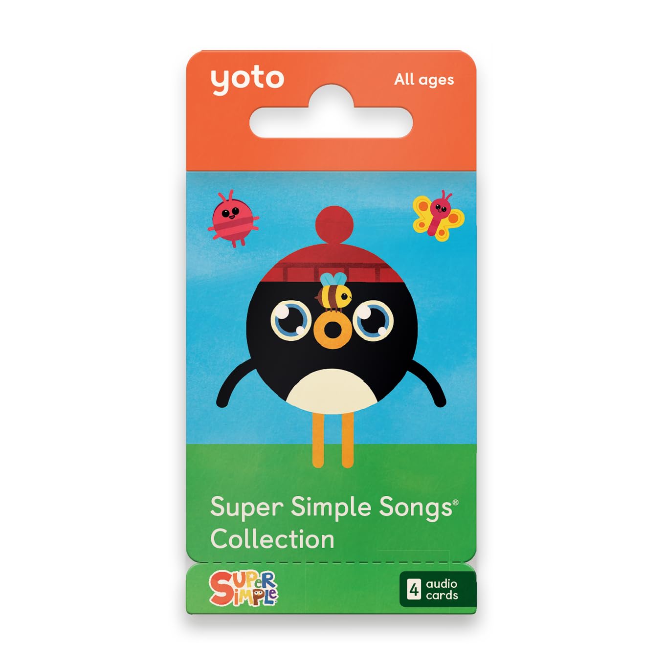 YOTO Super Simple Songs Collection – 4 Kids Musical Cards for Player & Mini