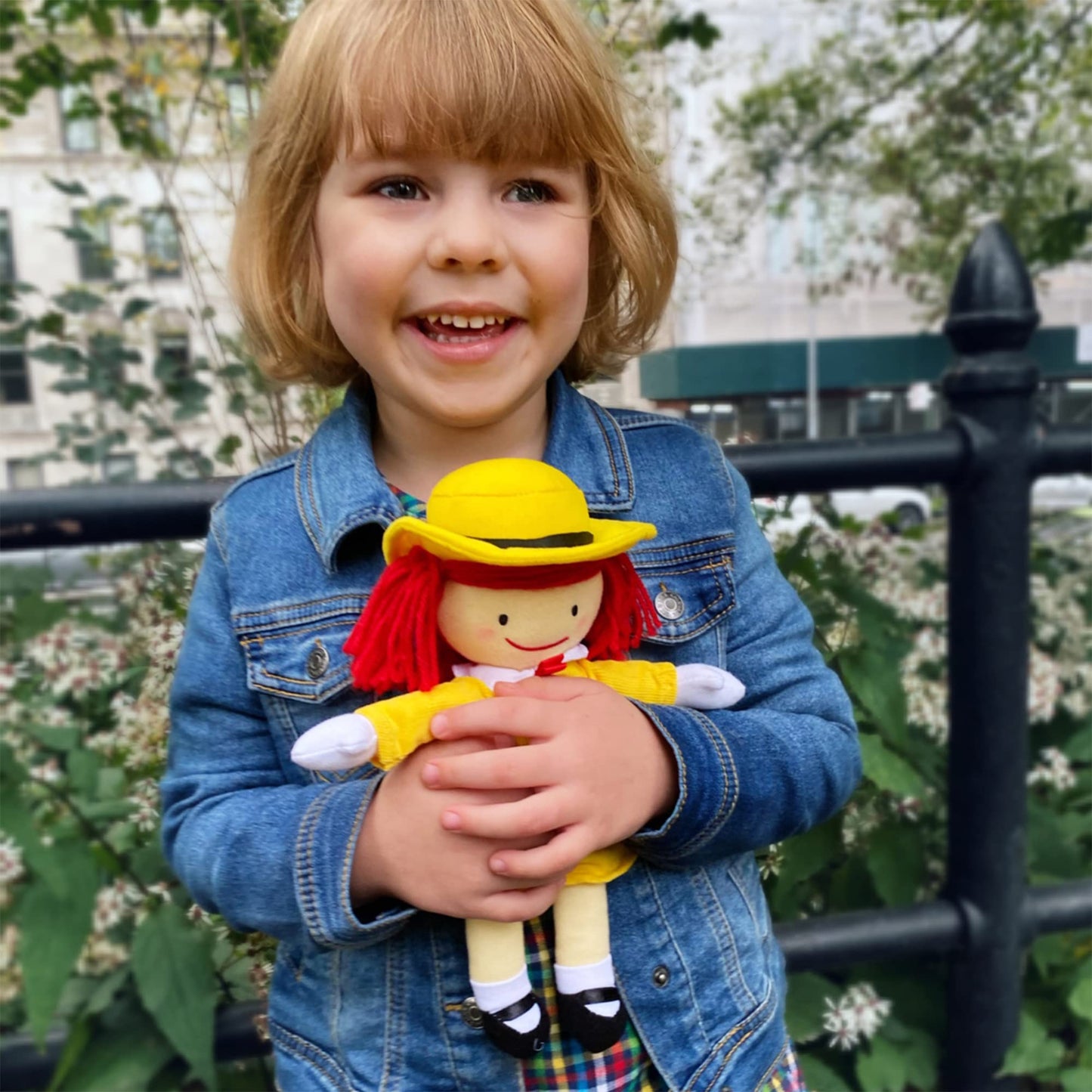 YOTTOY Madeline Collection: Bonjour Madeline 10-Inch Soft Doll in Yellow Dress