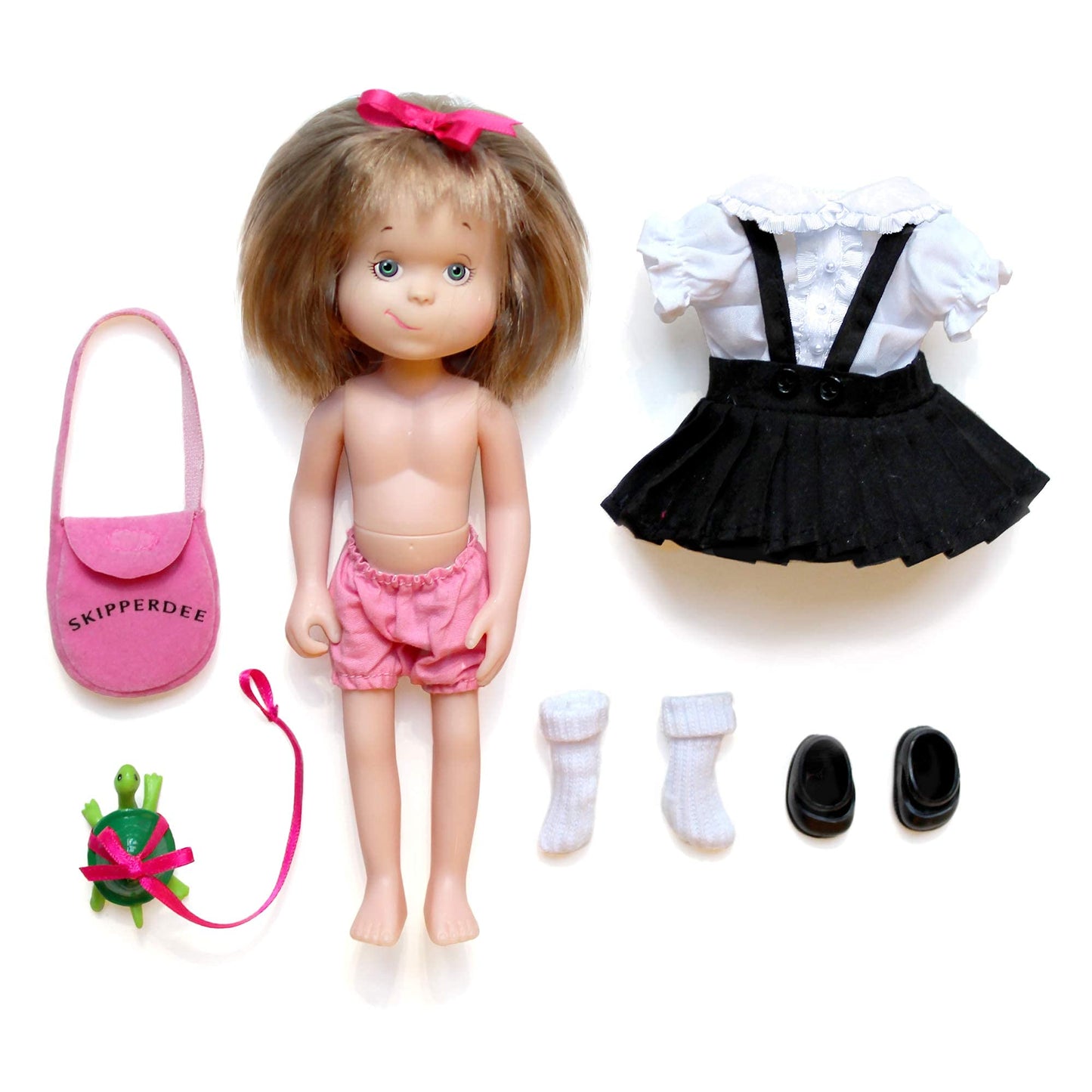 YOTTOY Eloise Collection | Poseable Doll with Skipperdee Turtle & Take-Along Box