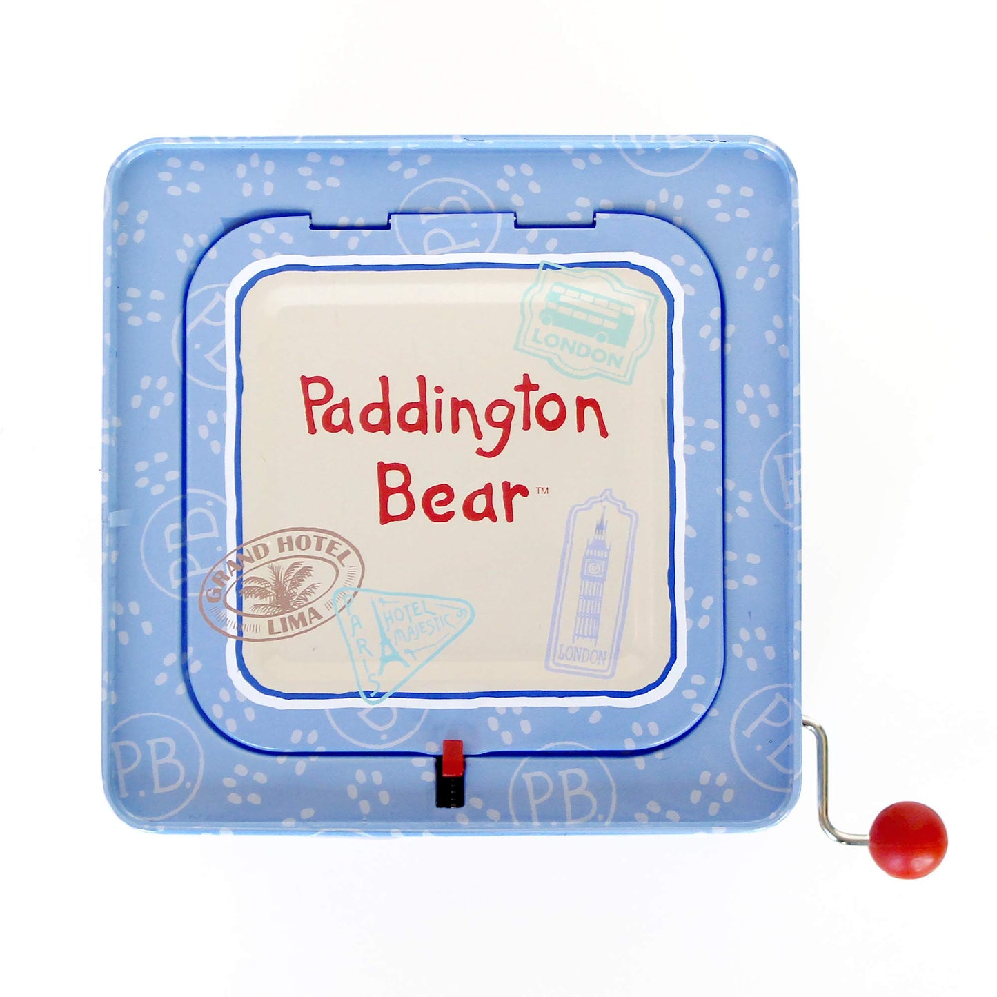 YOTTOY Paddington Bear Collection | Baby Jack-in-the-Box Plush with Music