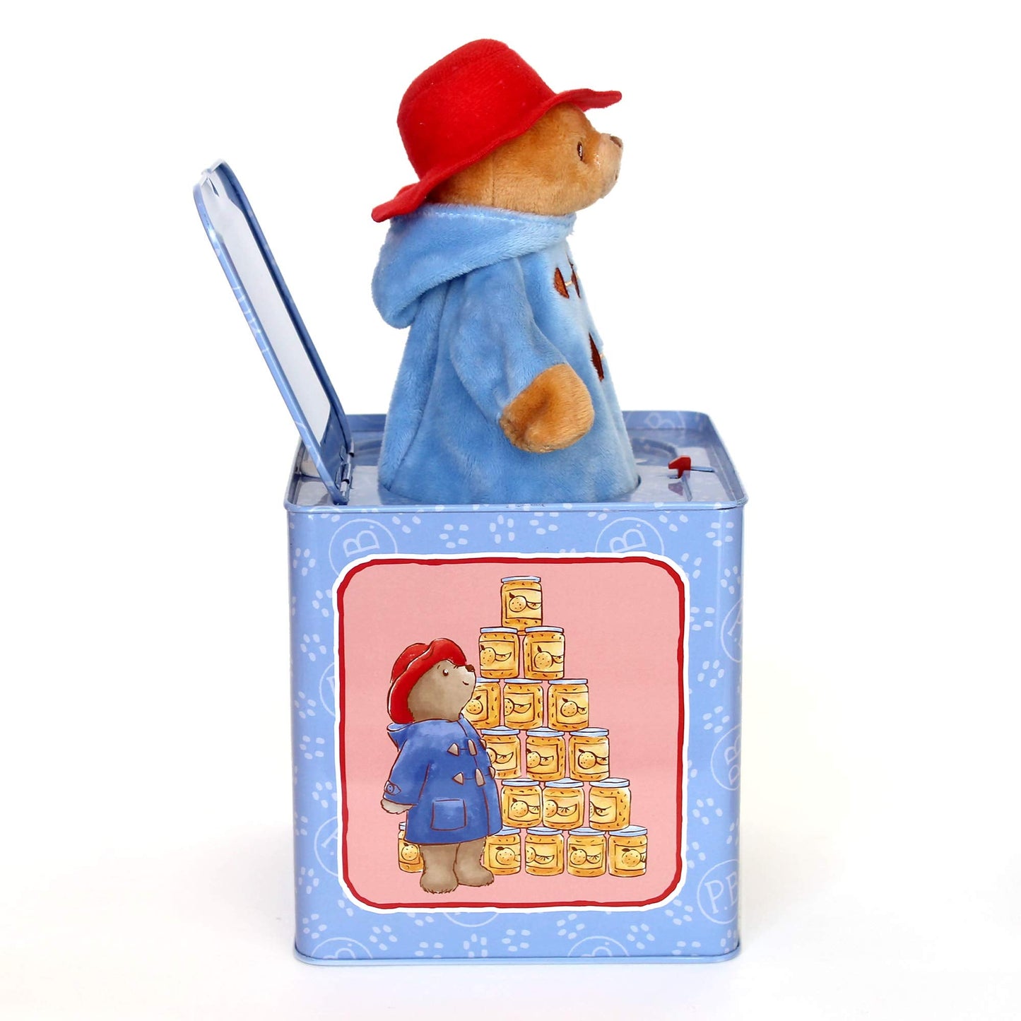 YOTTOY Paddington Bear Collection | Baby Jack-in-the-Box Plush with Music