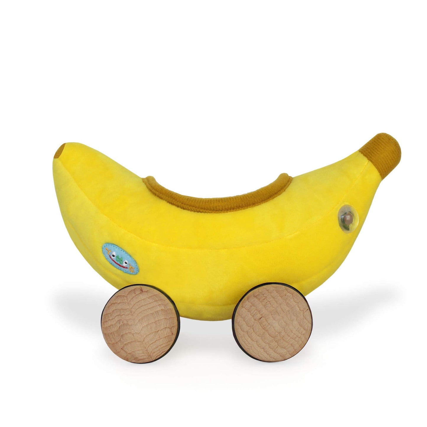 YOTTOY Richard Scarry Bananas Gorilla 2-in-1 Bananamobile Soft Toy