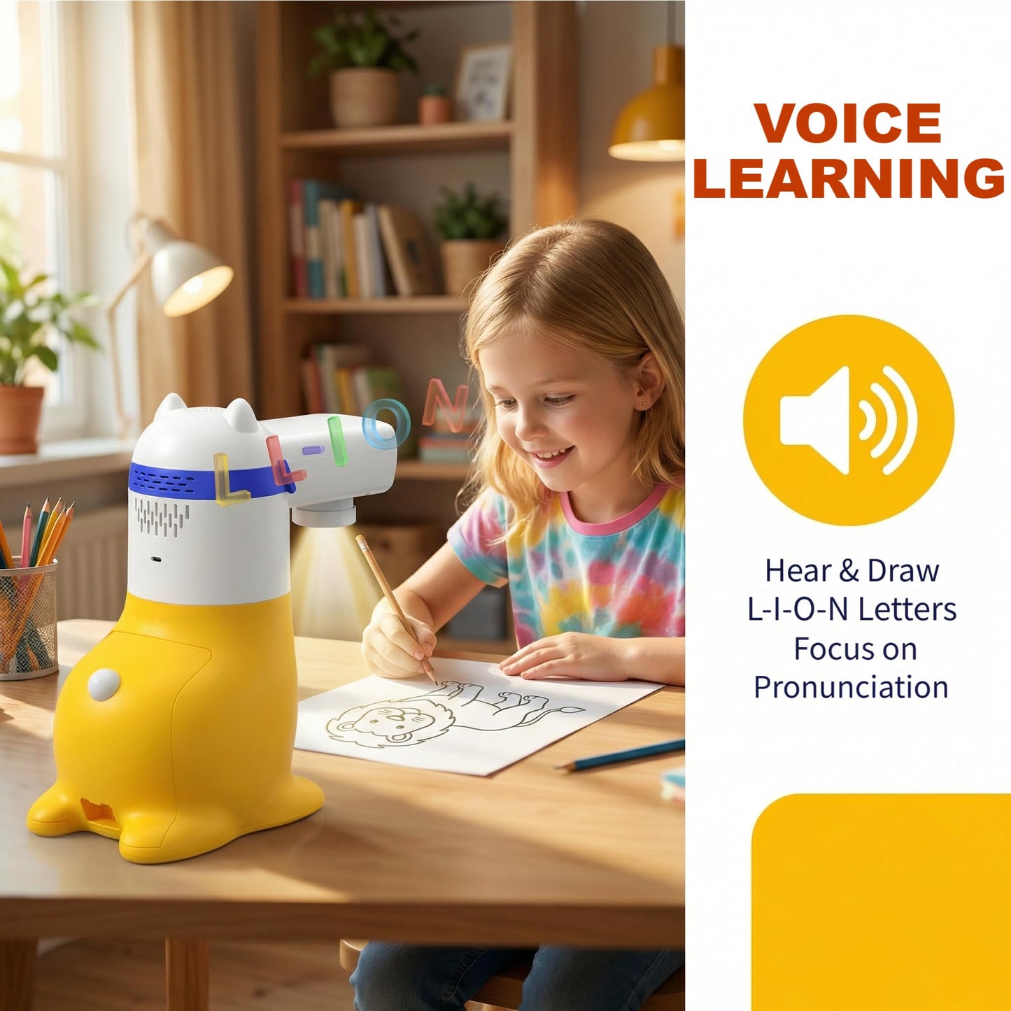 Yoturetoys AI Drawing Projector for Kids – Interactive Art & STEM Toy