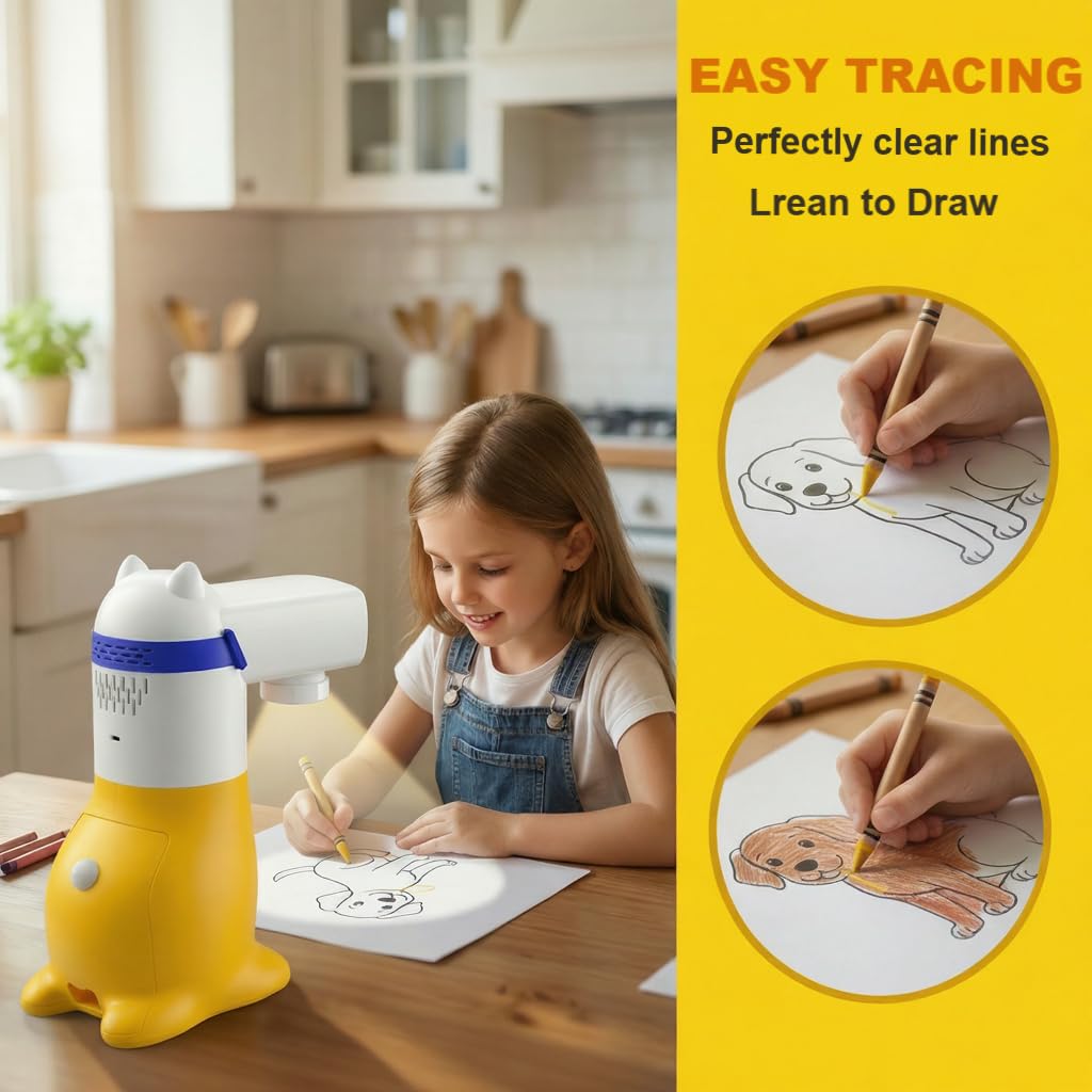 Yoturetoys AI Drawing Projector for Kids – Interactive Art & STEM Toy
