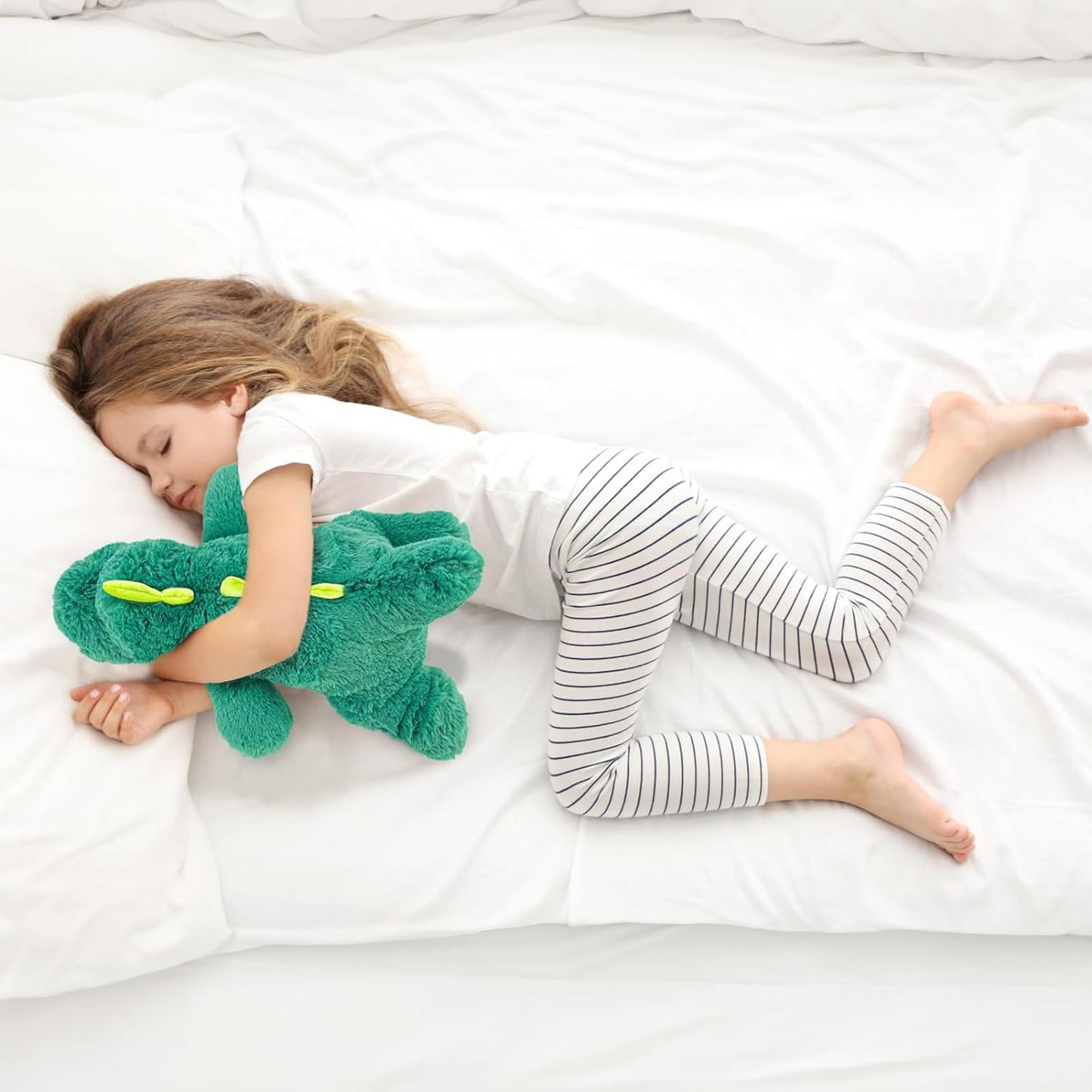 YOUBLEK 20-Inch Weighted Plush Dinosaur – 4 Pounds of Cuddly Sensory Comfort