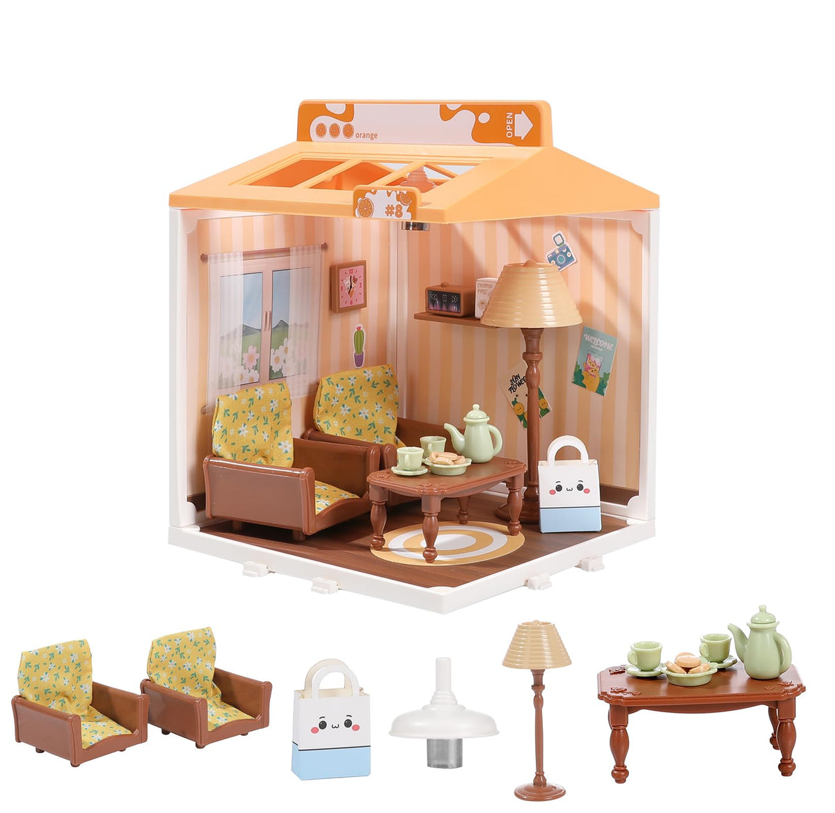 YOULIAMAO DIY Miniature Living Room Kit for Beginners — Sunny Hugs Playset