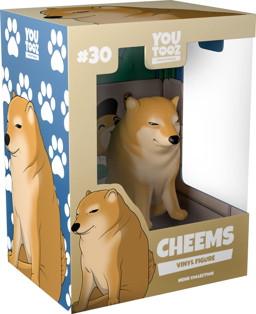 Youtooz Cheems Doge Figure 3.5-Inch | Cheemsburger Edition – Collectible Meme Vinyl