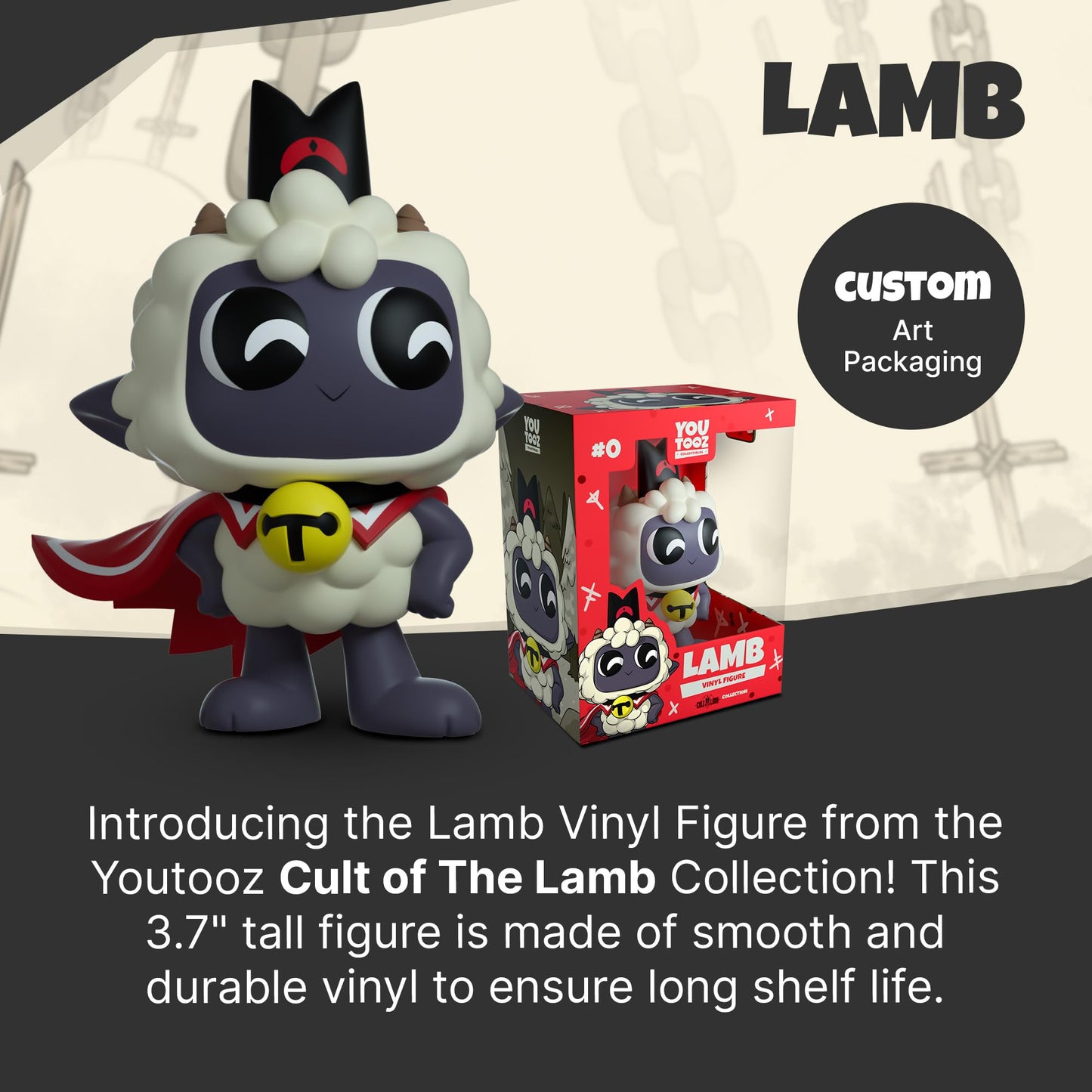 Youtooz Cult of The Lamb 3.7-Inch Vinyl Figure – Official Licensed Collectible