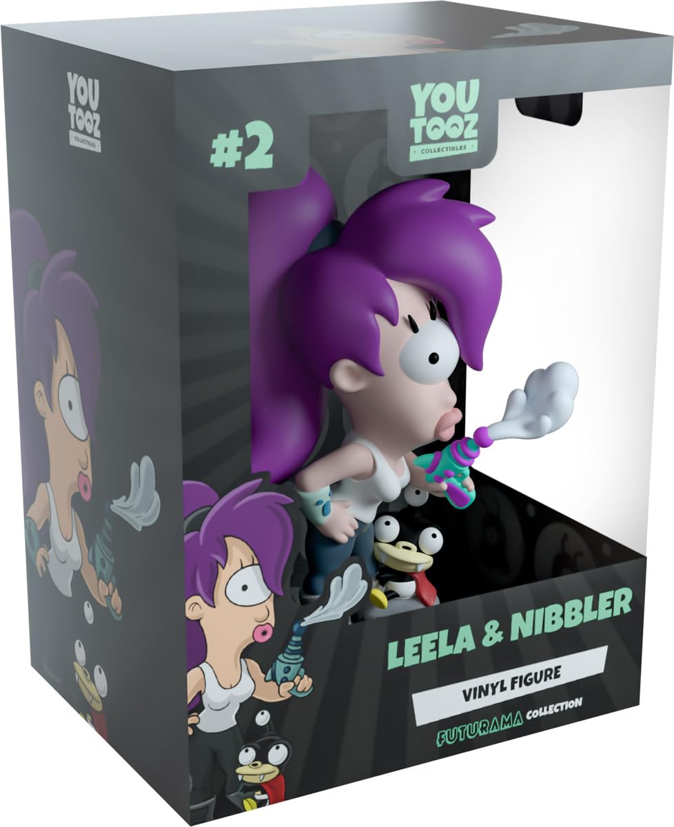 Youtooz Futurama Leela & Nibbler 4.5-inch Vinyl Figure – Collectible Display