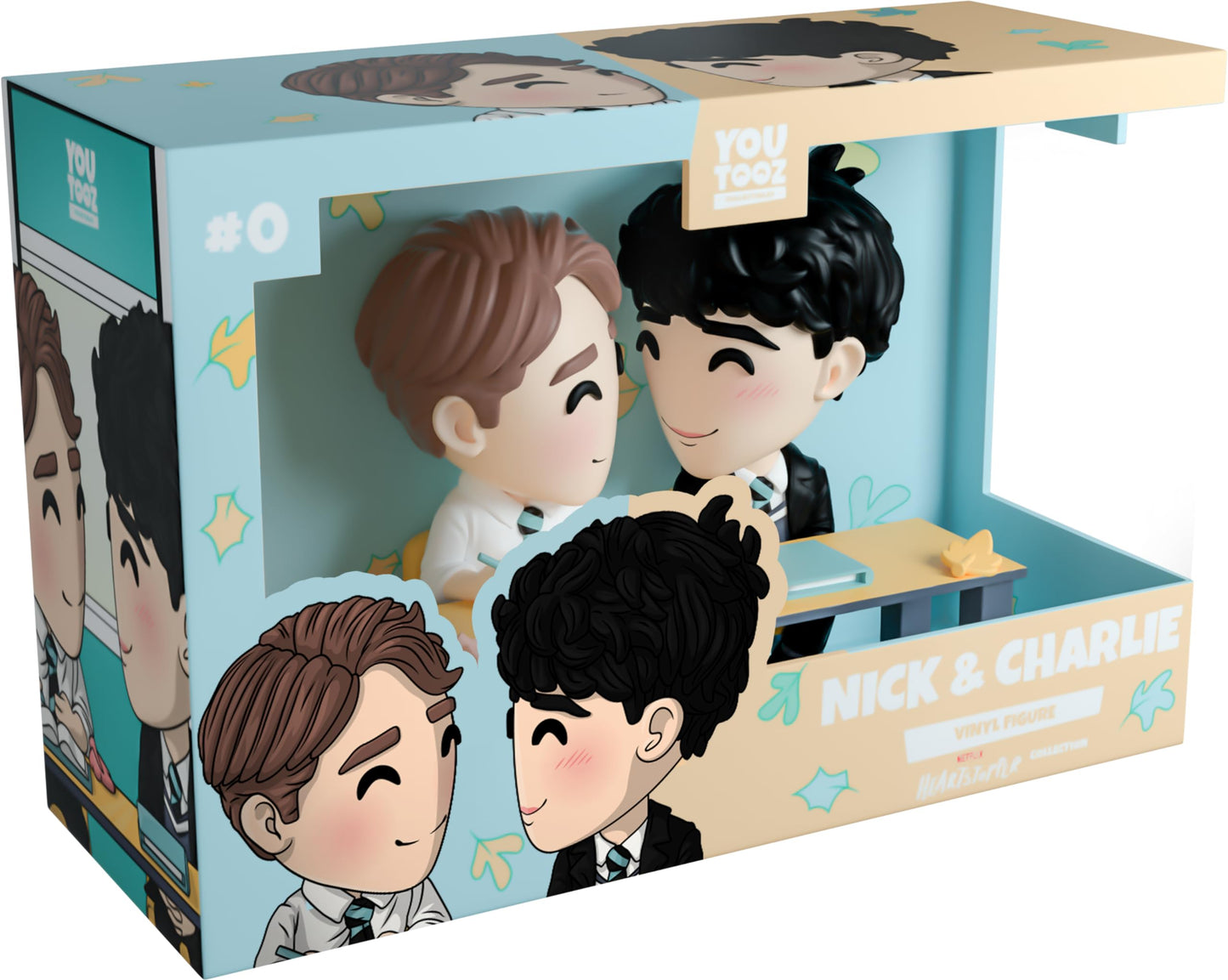Youtooz Heartstopper Nick Nelson & Charlie Spring Vinyl Figures – 2-Pack