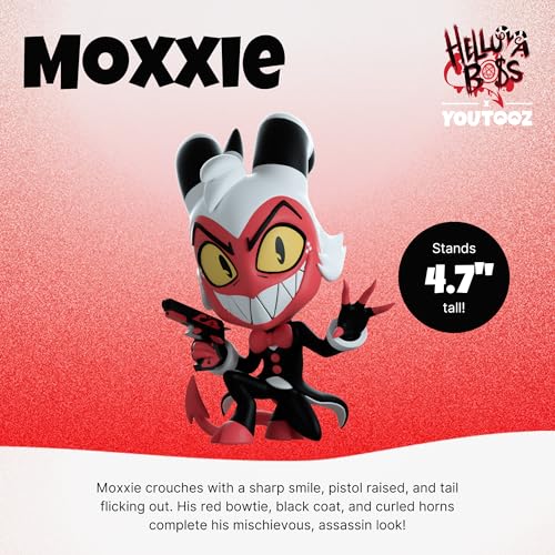 Youtooz Helluva Boss Moxxie 4.7-Inch Vinyl Figure | Official Collectible