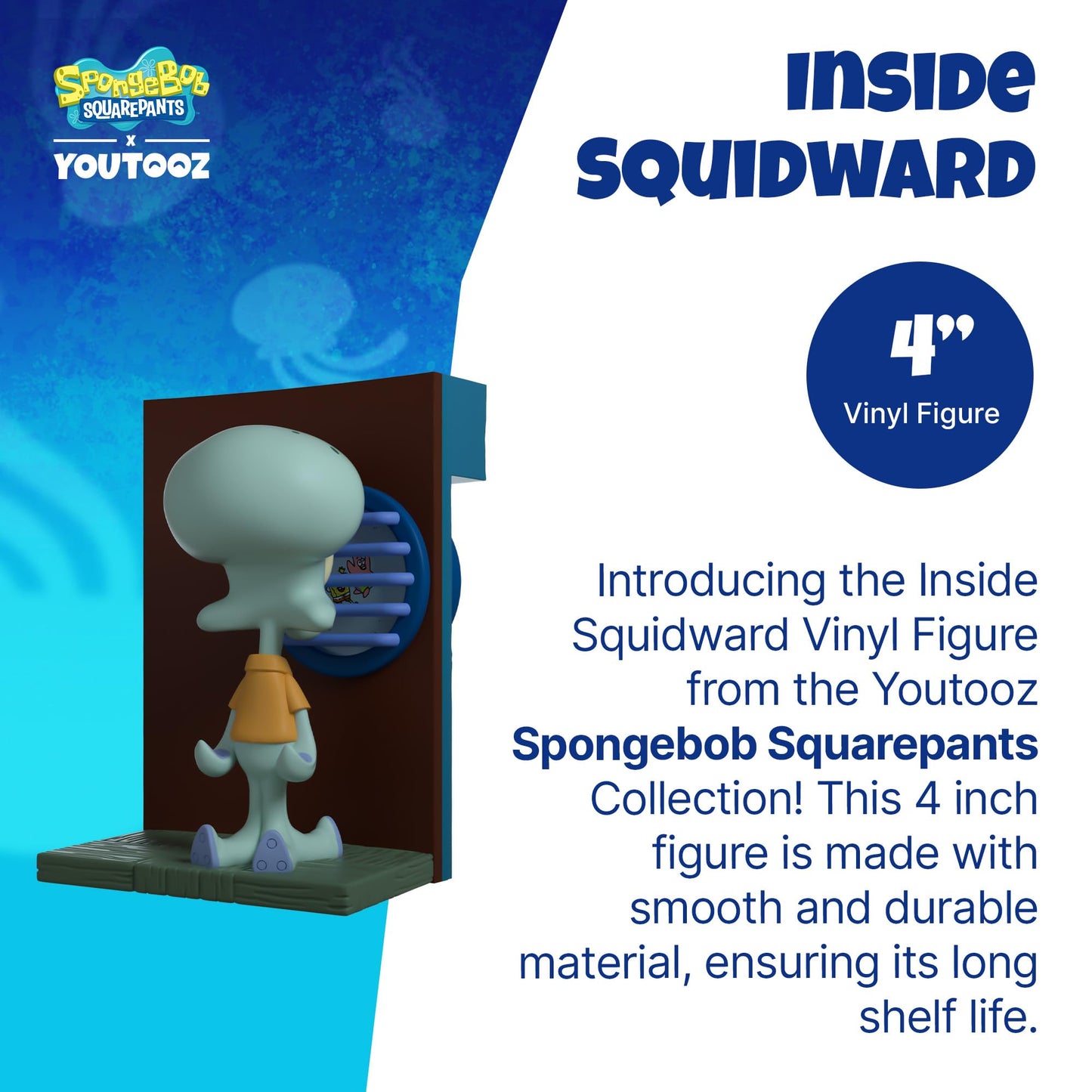 Youtooz Inside Squidward Vinyl Figure 4-Inch Collectible – That Sinking Feeling Scene