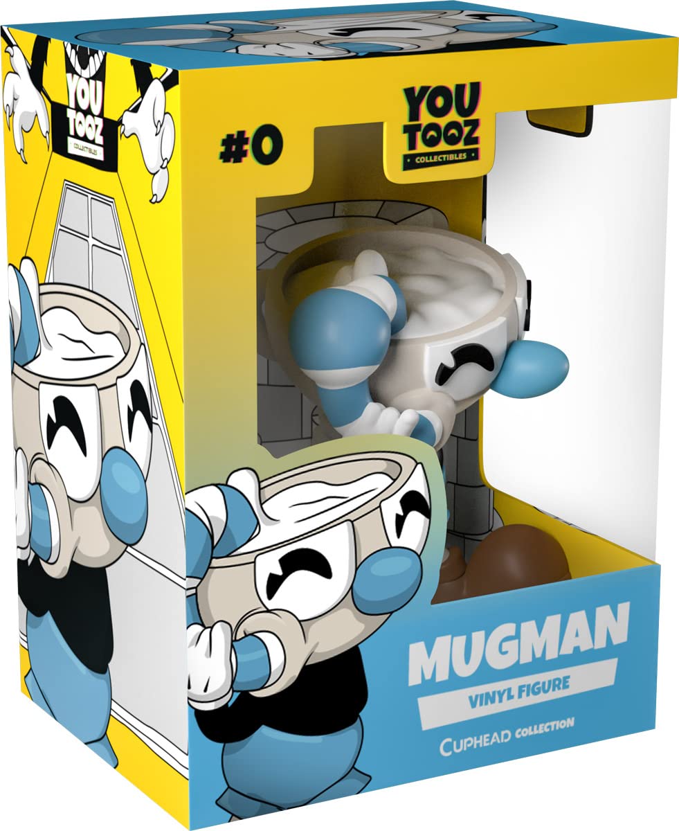 Youtooz Mugman Vinyl Figure – 3.7-Inch Cuphead Collectible