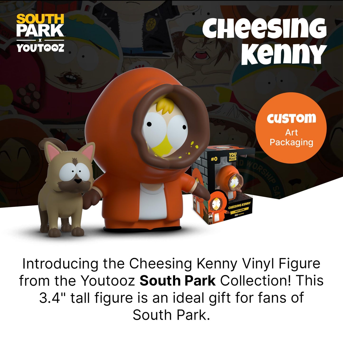Youtooz South Park Cheesing Kenny 3-4-Inch Vinyl Figure – Official Collectible