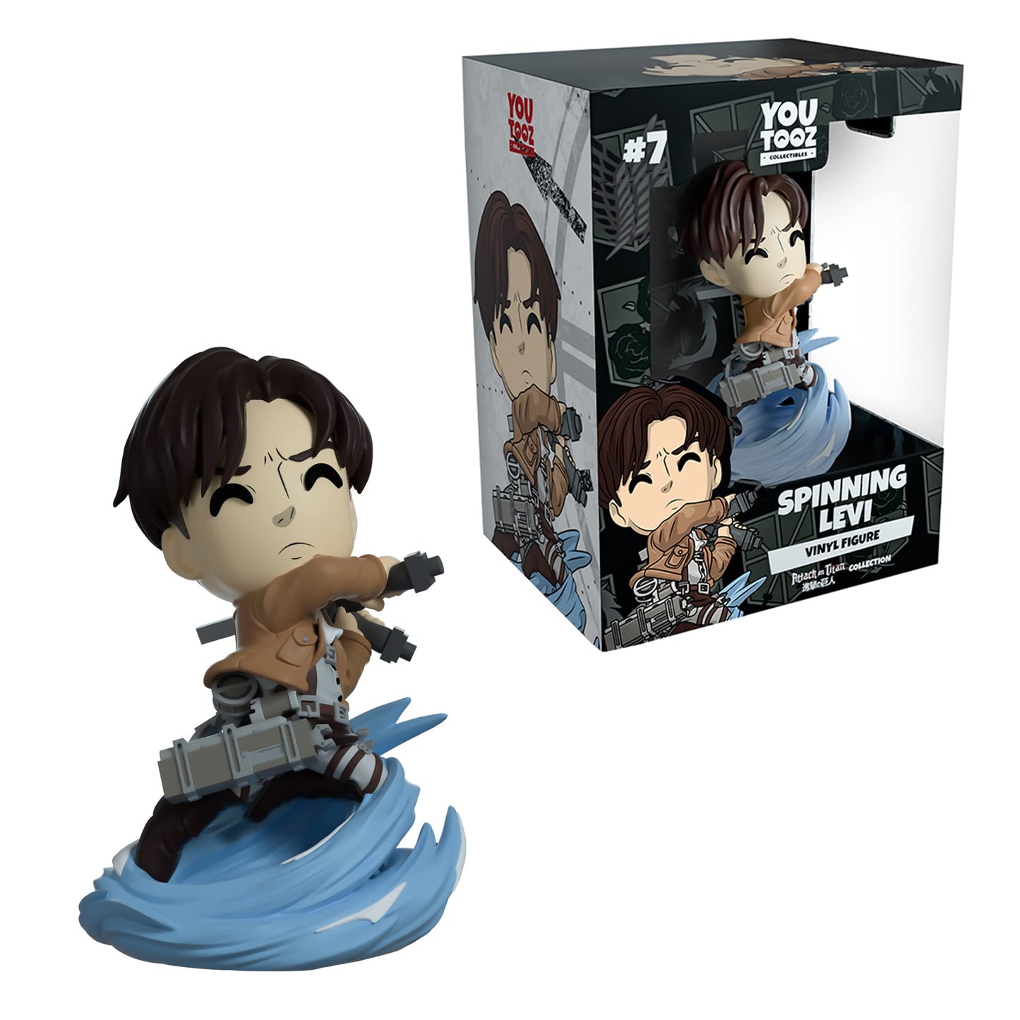 Youtooz Spinning Levi 4.5-Inch Vinyl Figure | Levi Ackerman Collectible