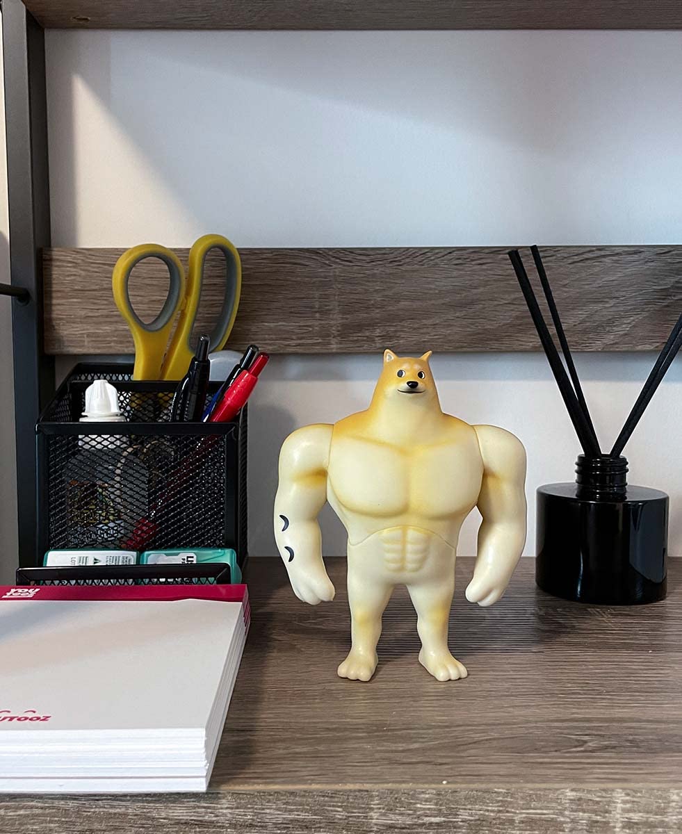 Youtooz Swole Doge Vinyl Figure – 5-Inch Buff Doge Meme Collectible