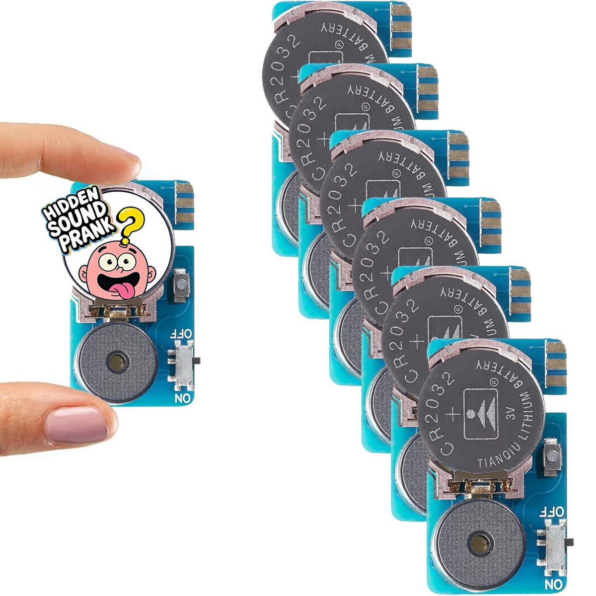 Yoveccy Cricket Noise Maker Prank Kit (6 Pcs) – Ultra-Long Battery, Realistic Chirps