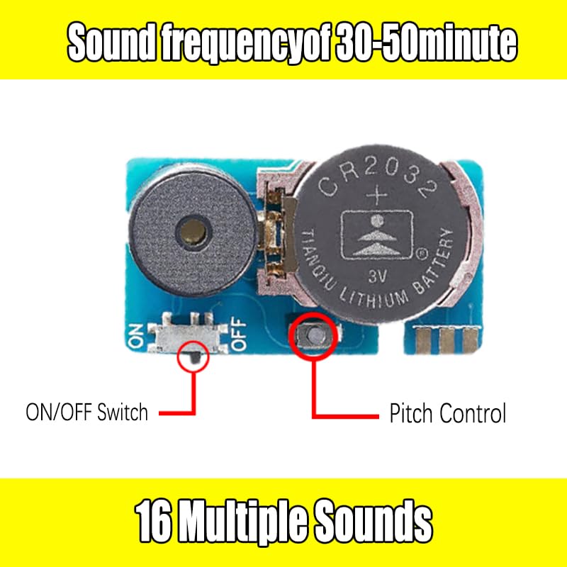 Yoveccy Cricket Noise Maker Prank Kit (6 Pcs) – Ultra-Long Battery, Realistic Chirps