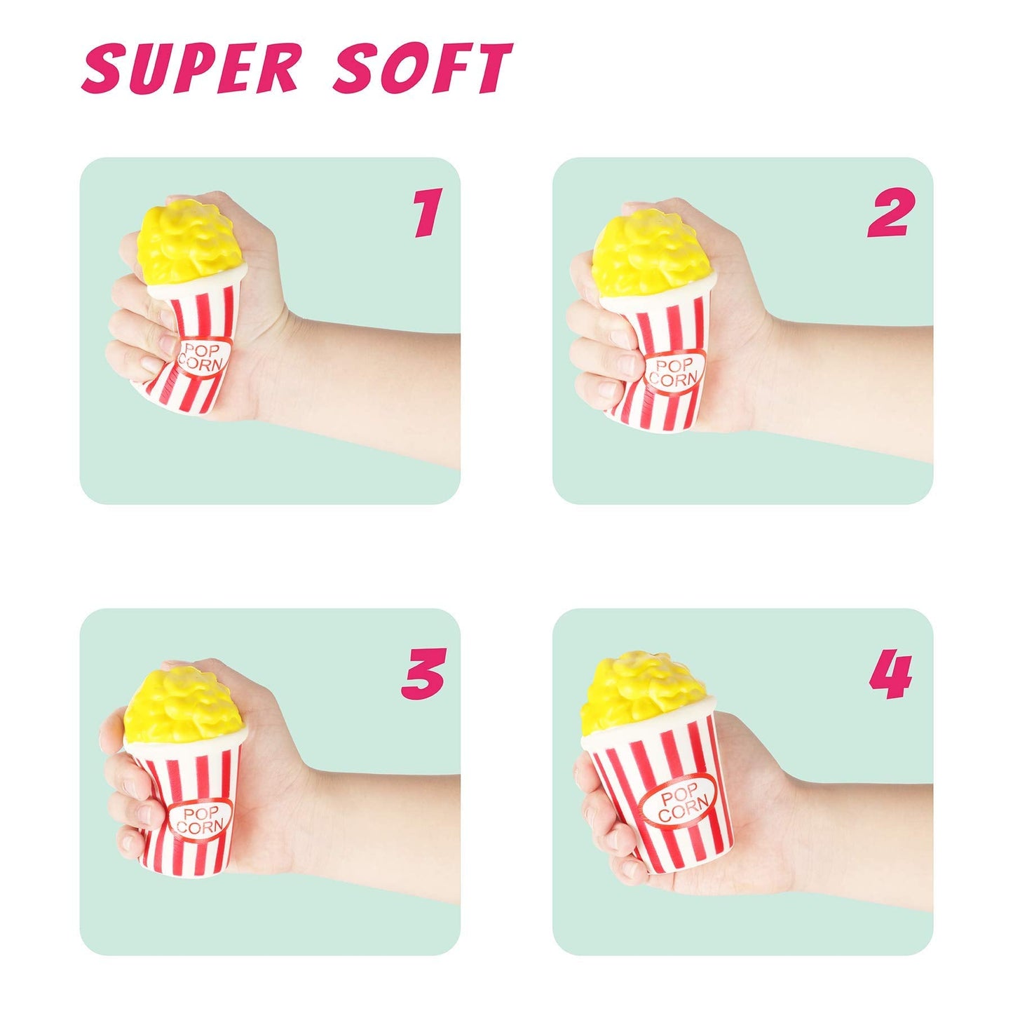 YOYI Slow Rising Jumbo Squishies Set - 9 Pack Soft Kawaii Toys
