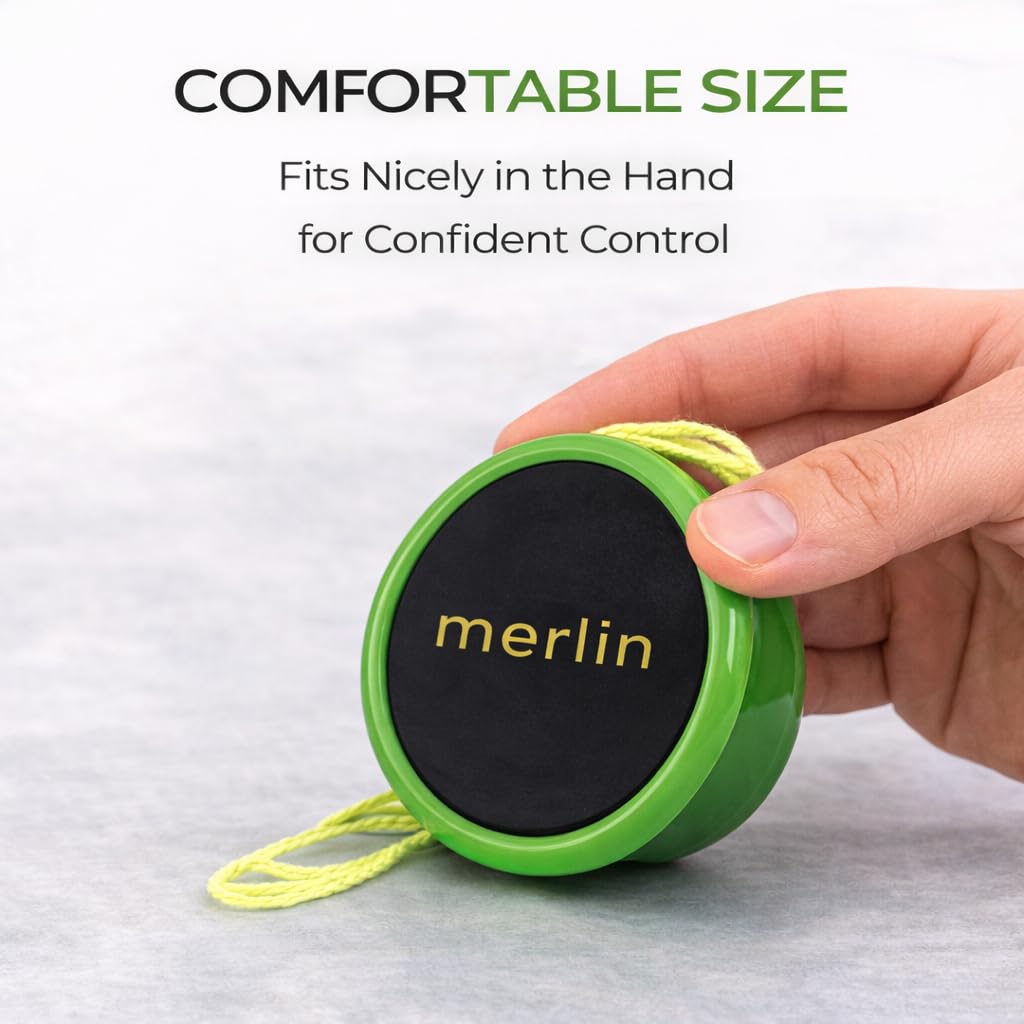Merlin Yoyo Pro & Responsive – Narrow C Bearing, Silicone Response (Green) | Yoyo King