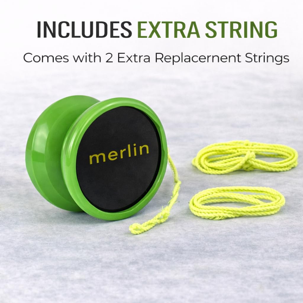 Merlin Yoyo Pro & Responsive – Narrow C Bearing, Silicone Response (Green) | Yoyo King