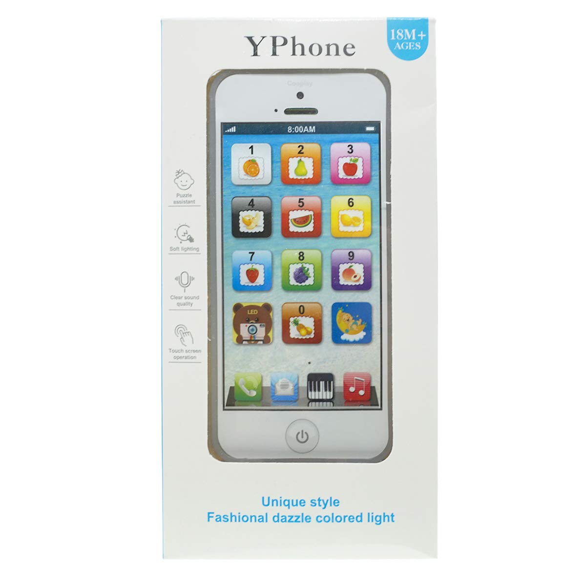 YOYOSTORE 1 Pc Phone Toy for Baby & Kids – Songs, Lights & Learning Play