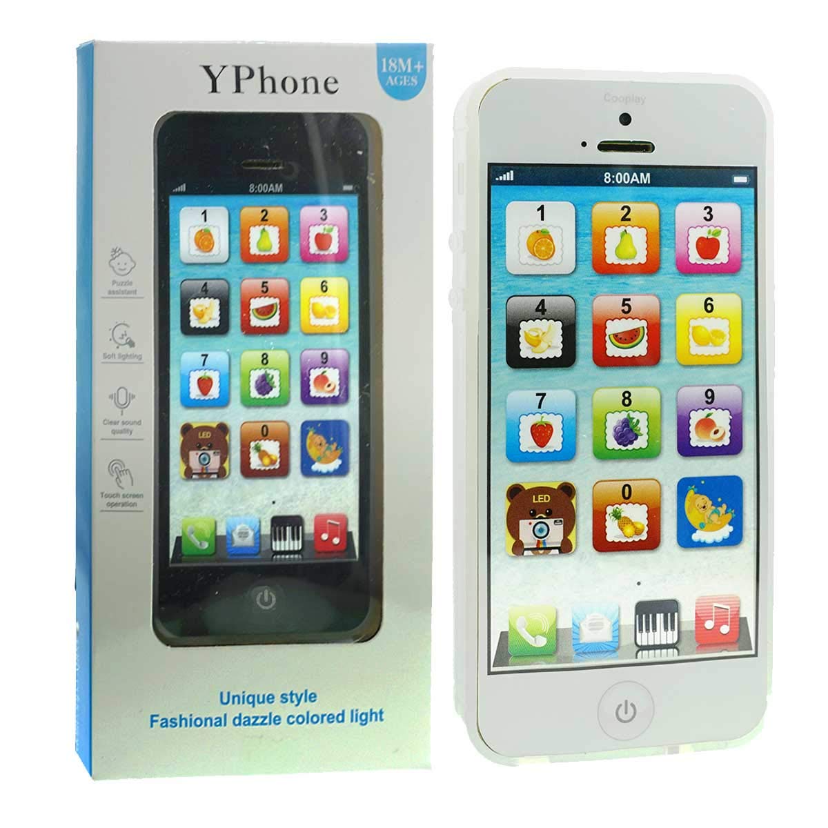 YOYOSTORE 1 Pc Phone Toy for Baby & Kids – Songs, Lights & Learning Play
